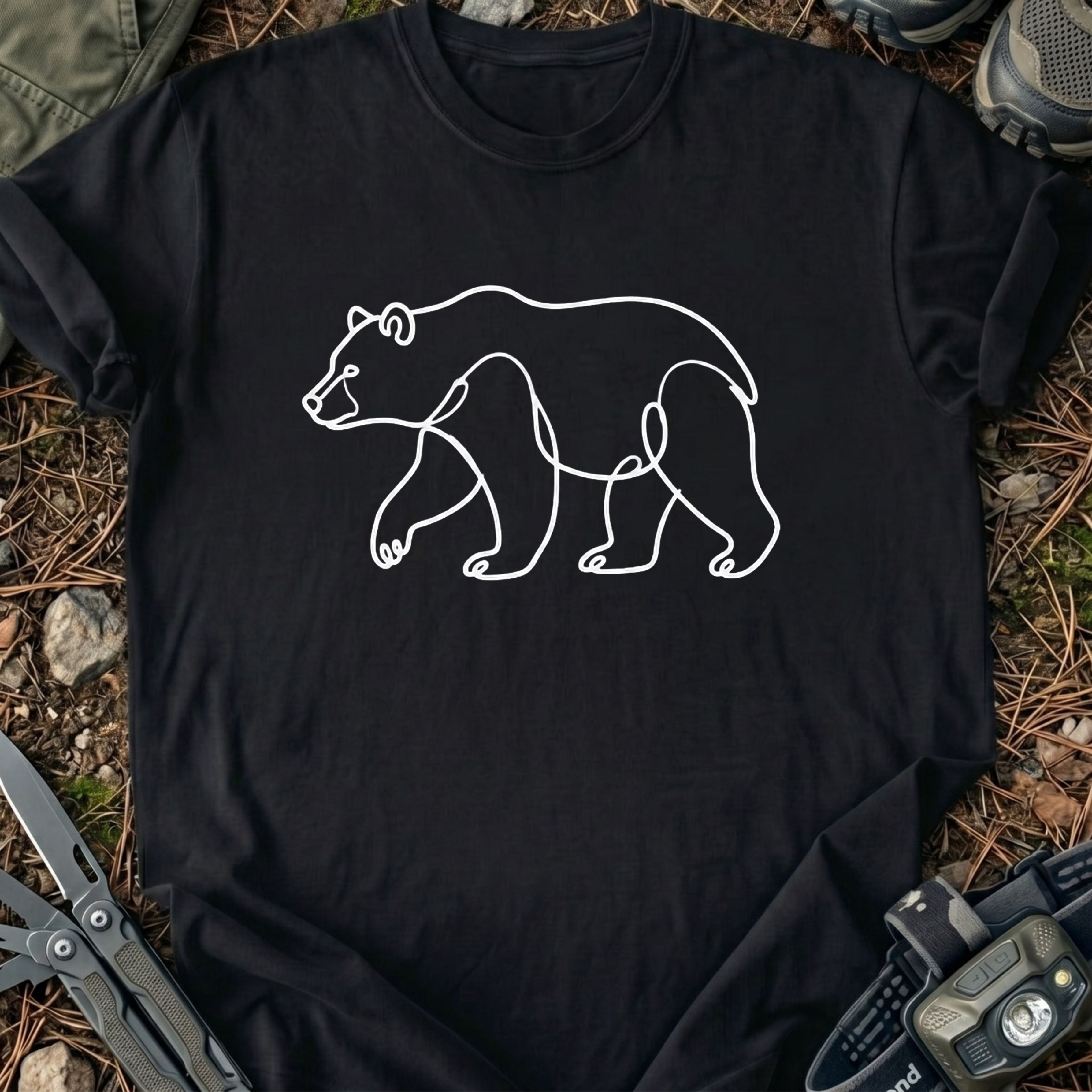 Bear Lineart T-Shirt
