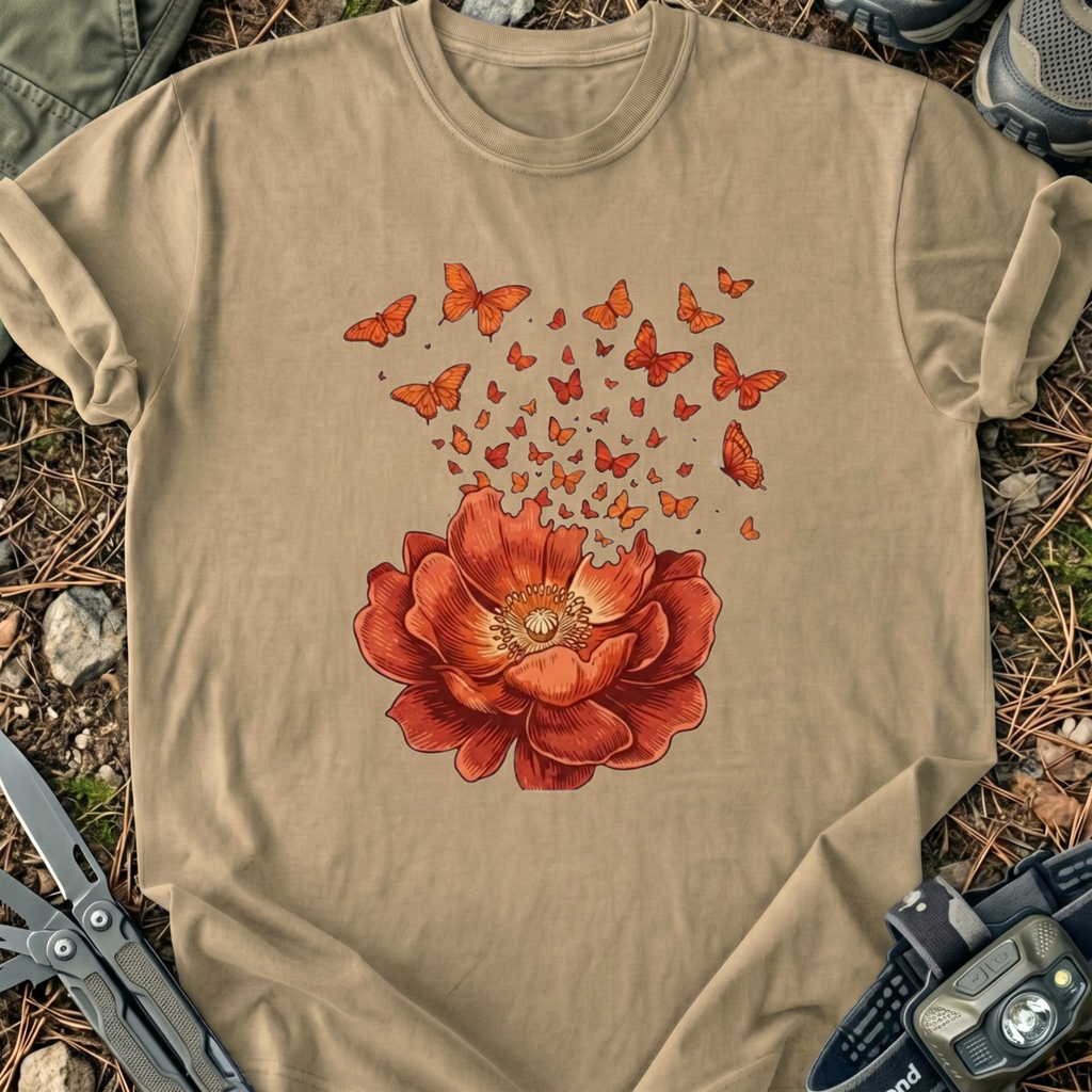 Flowers & Butterflies T-Shirt