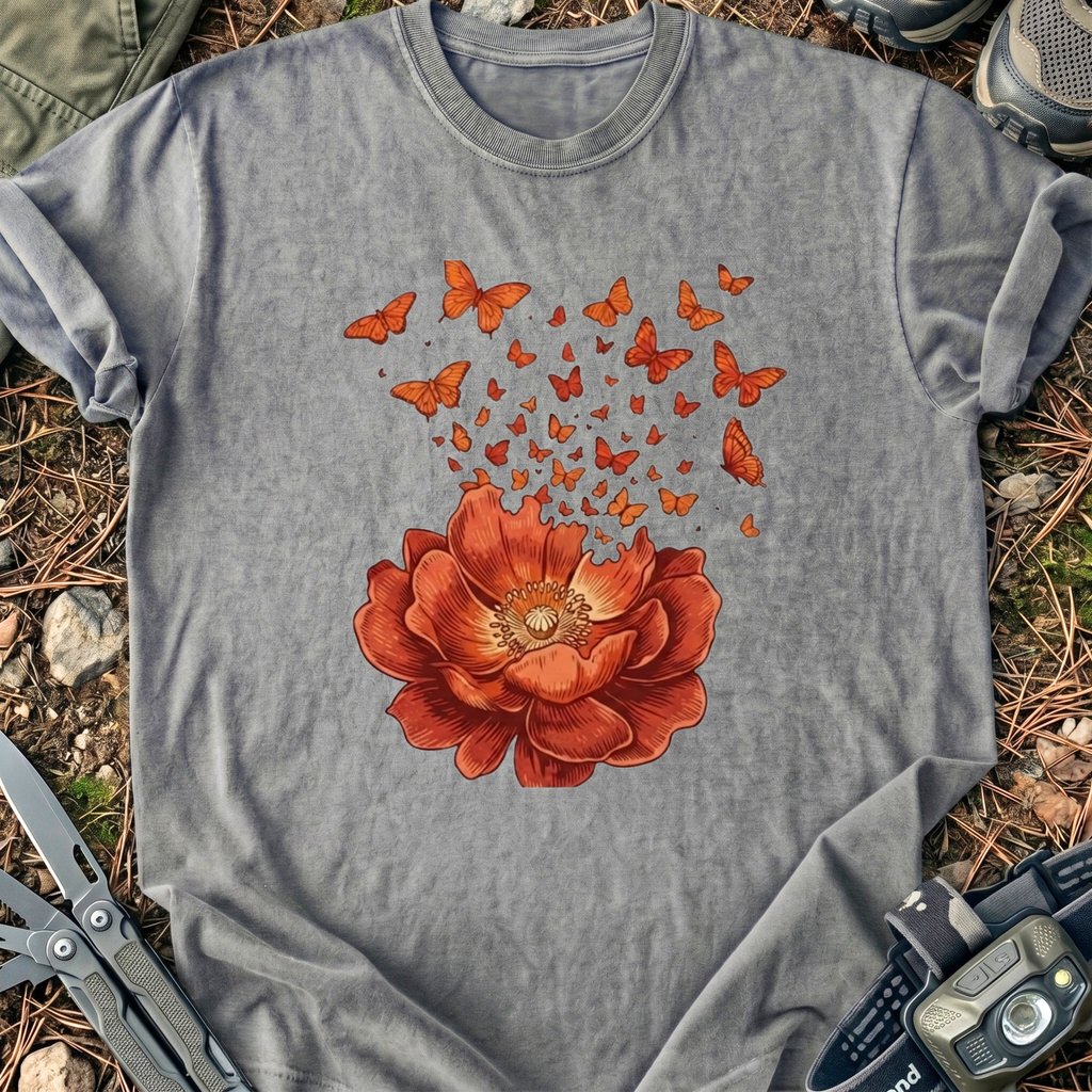 Flowers & Butterflies T-Shirt