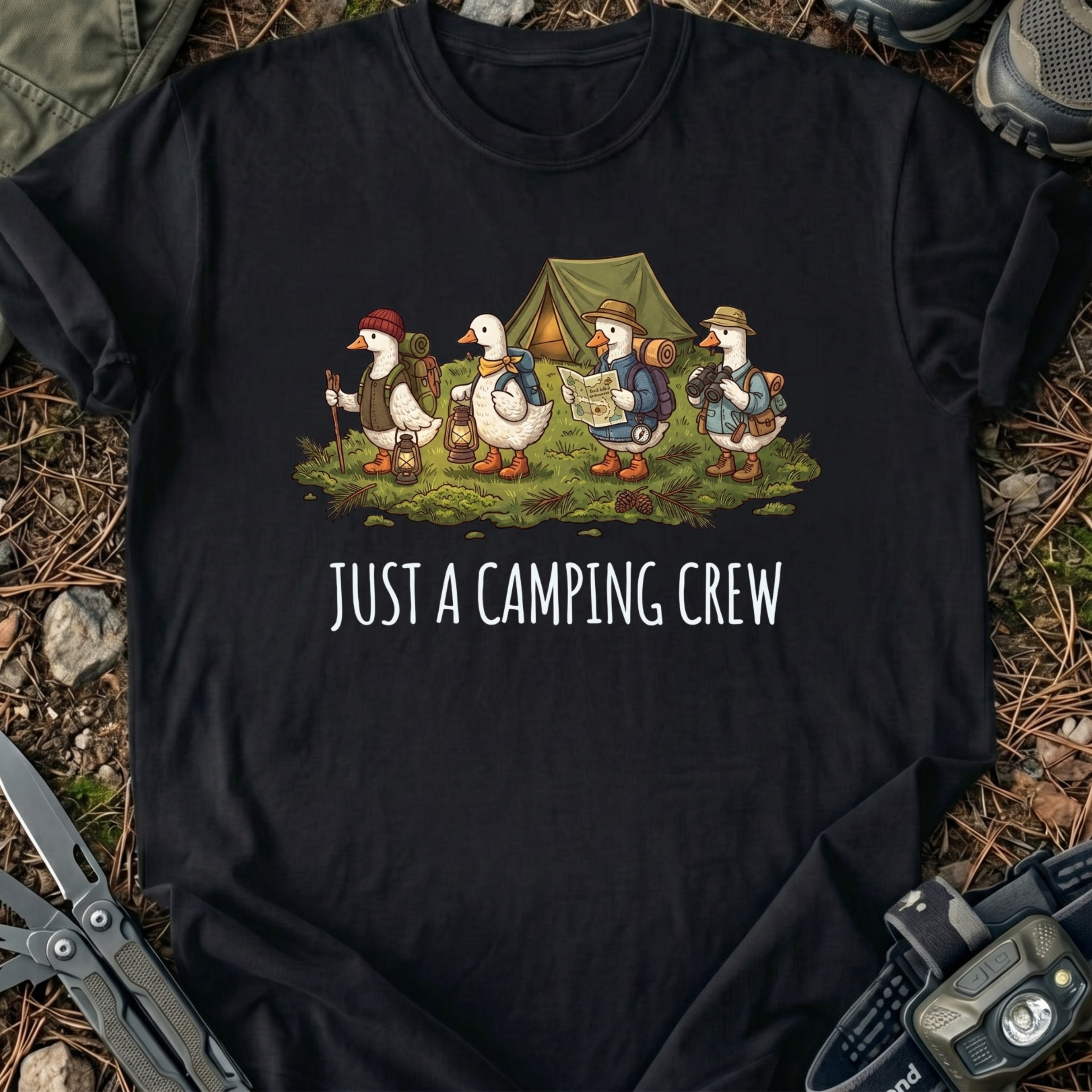 Just A Camping Crew T-Shirt