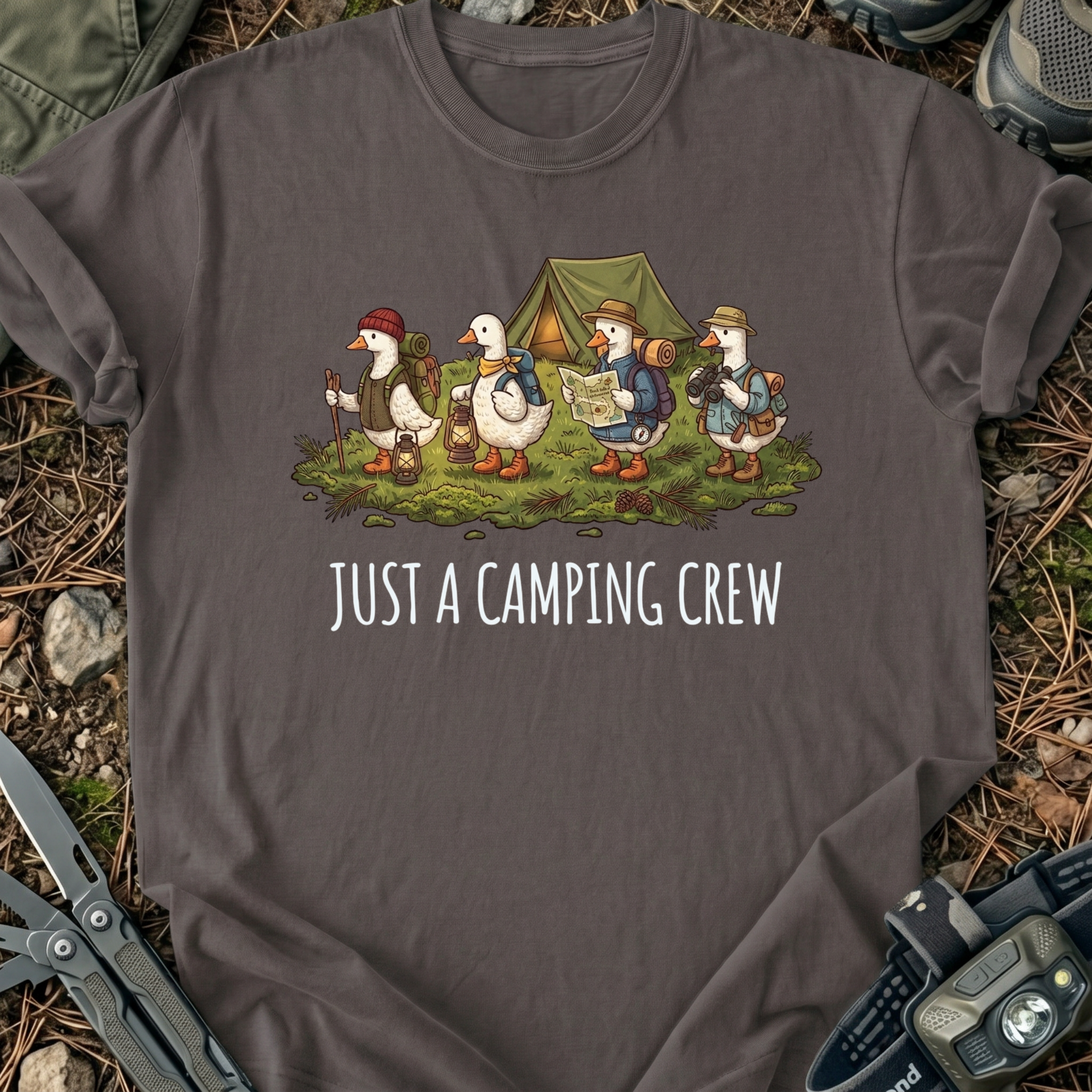 Just A Camping Crew T-Shirt