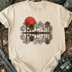 Mirroring Sun Trees T-Shirt