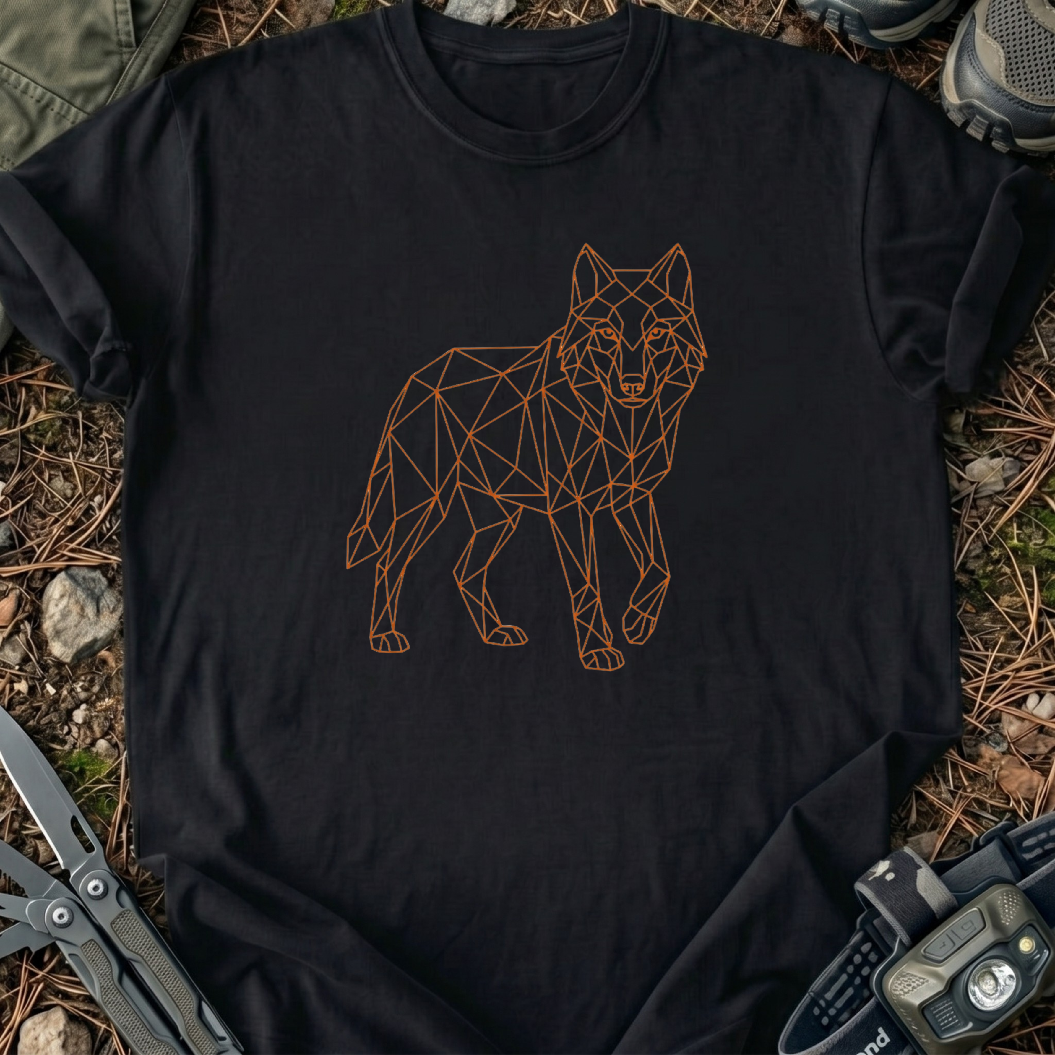 Low-Poly Wolf T-Shirt