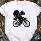 Squirrel Biker T-Shirt