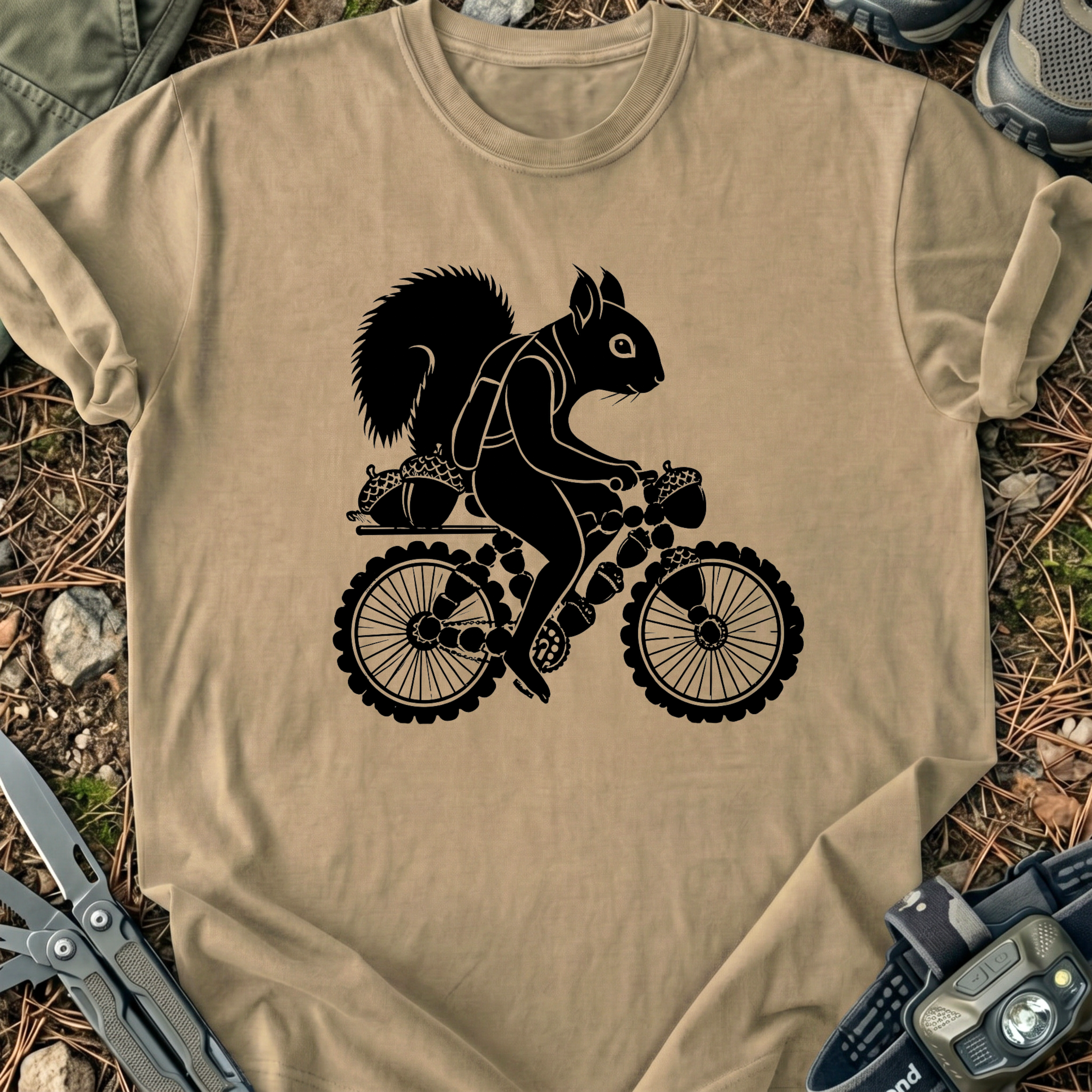 Squirrel Biker T-Shirt