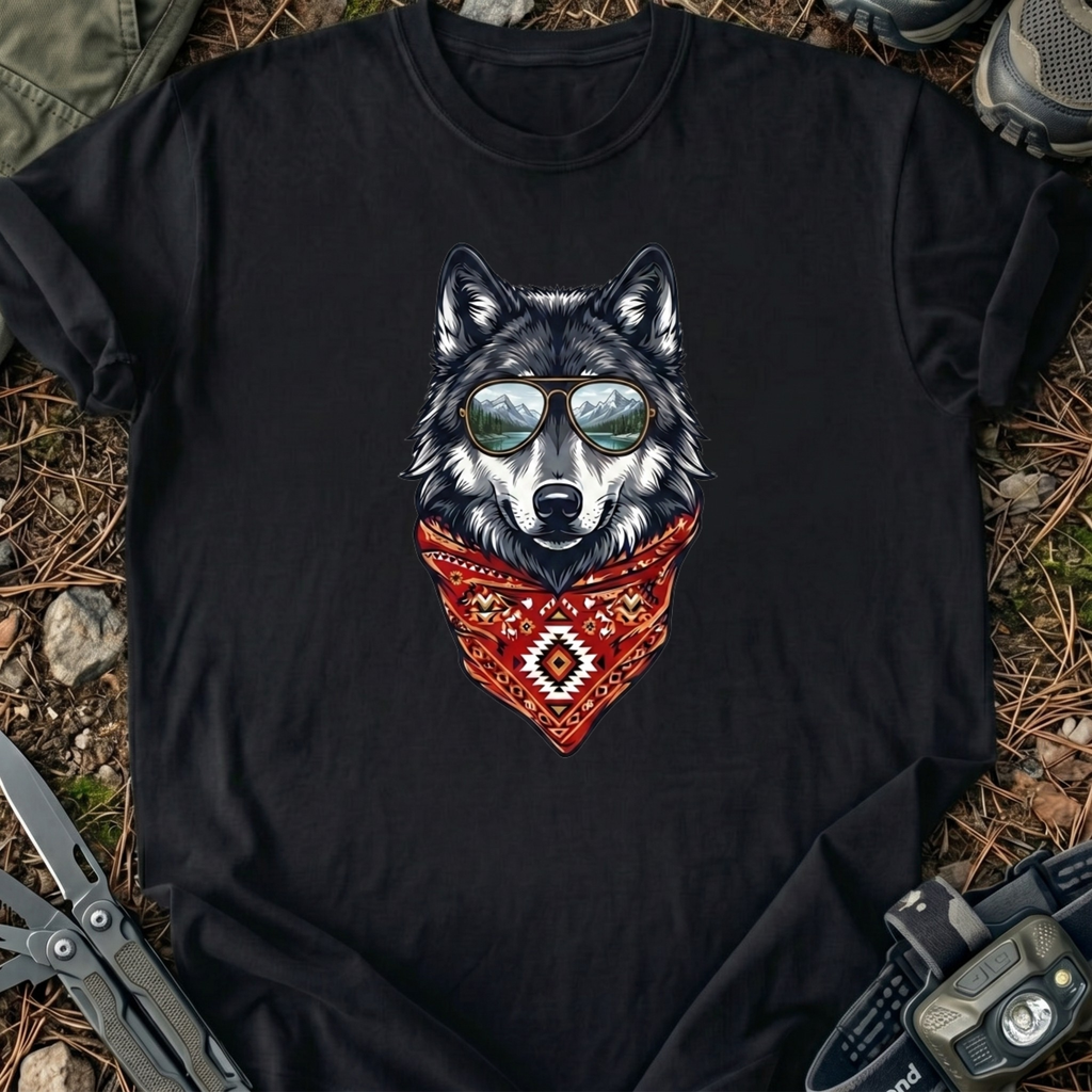 Wolf Scarf T-Shirt