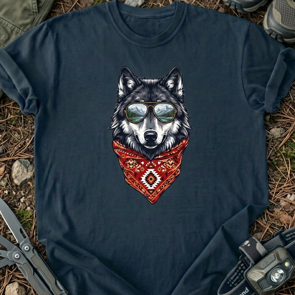 Wolf Scarf T-Shirt