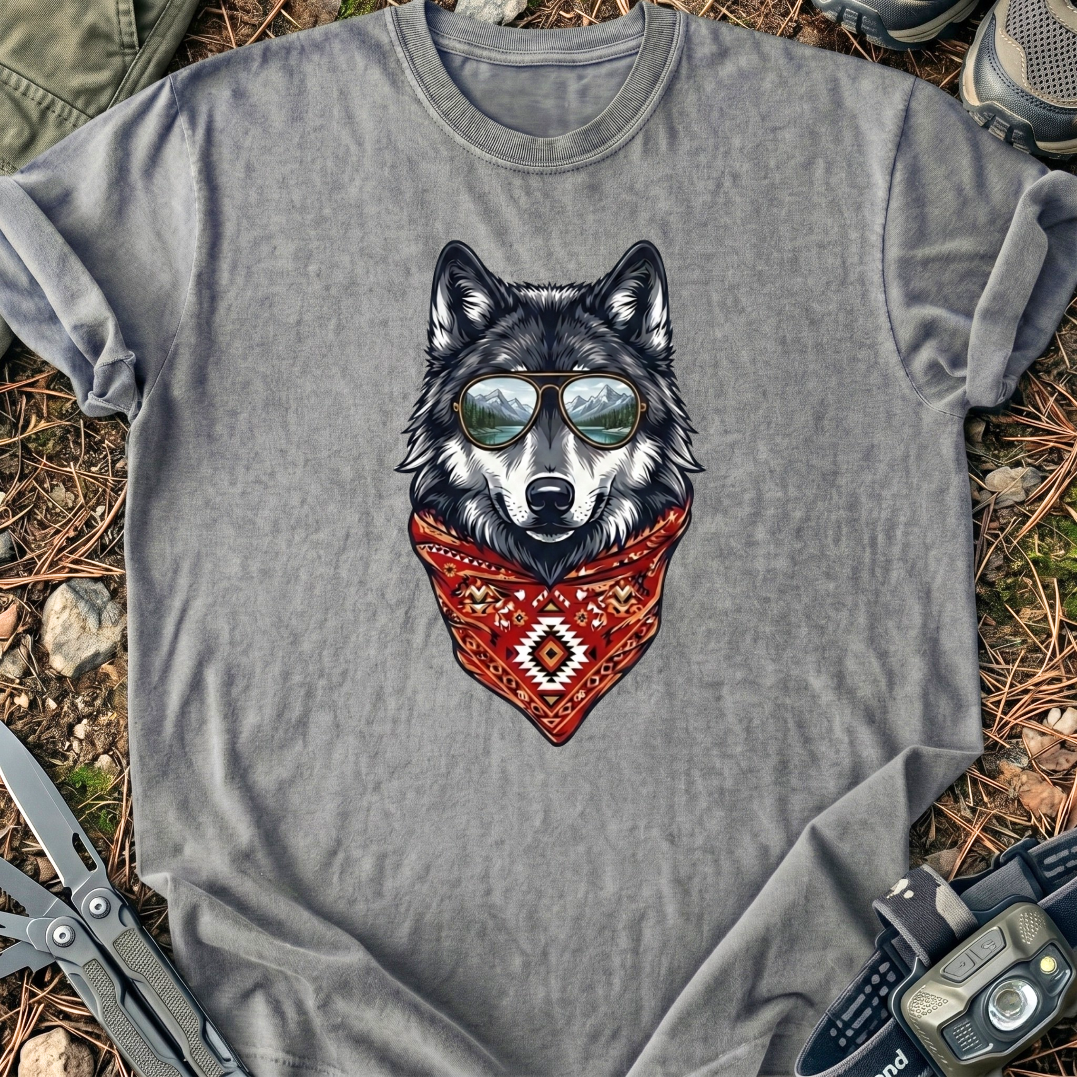 Wolf Scarf T-Shirt