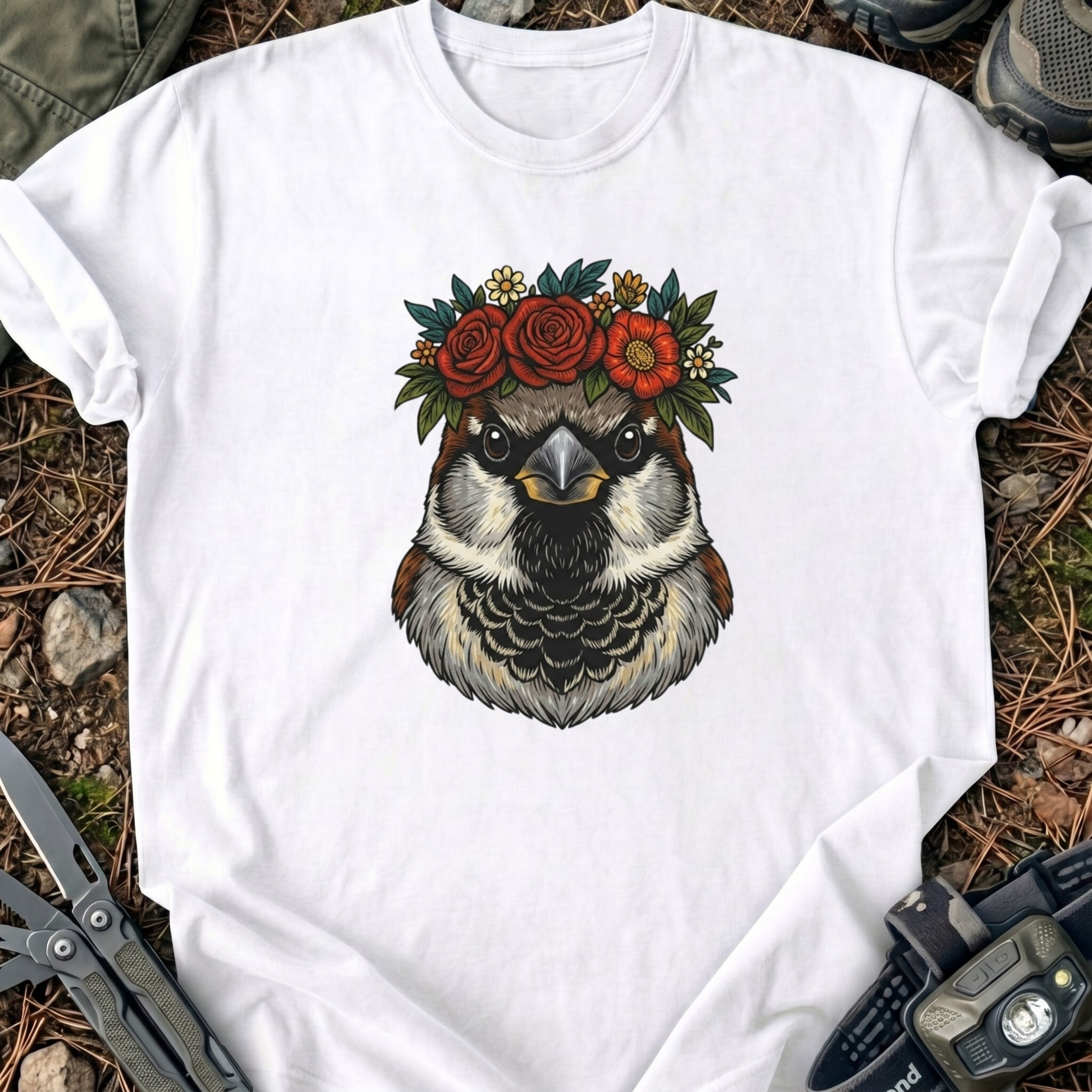 Flower Bird T-Shirt