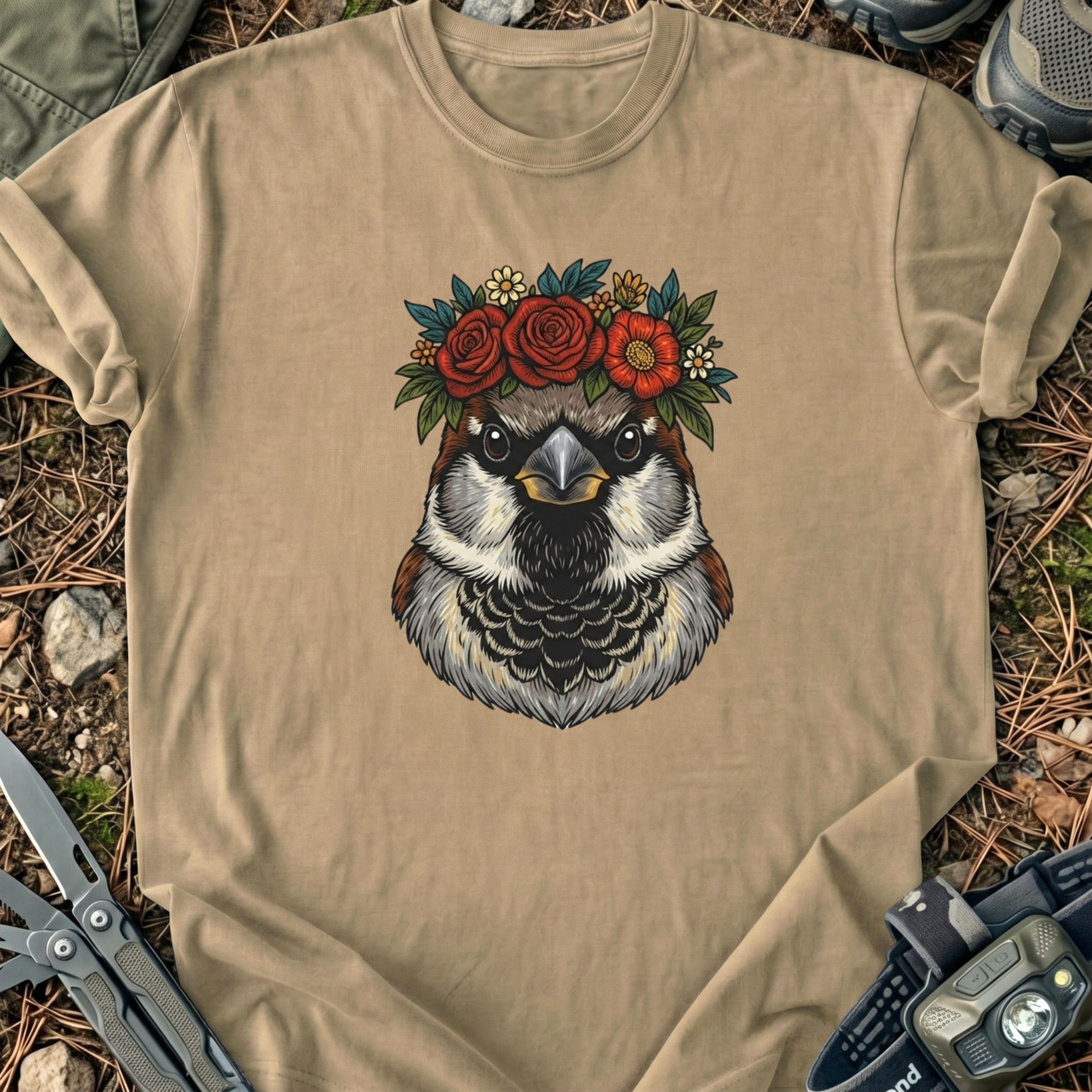 Flower Bird T-Shirt