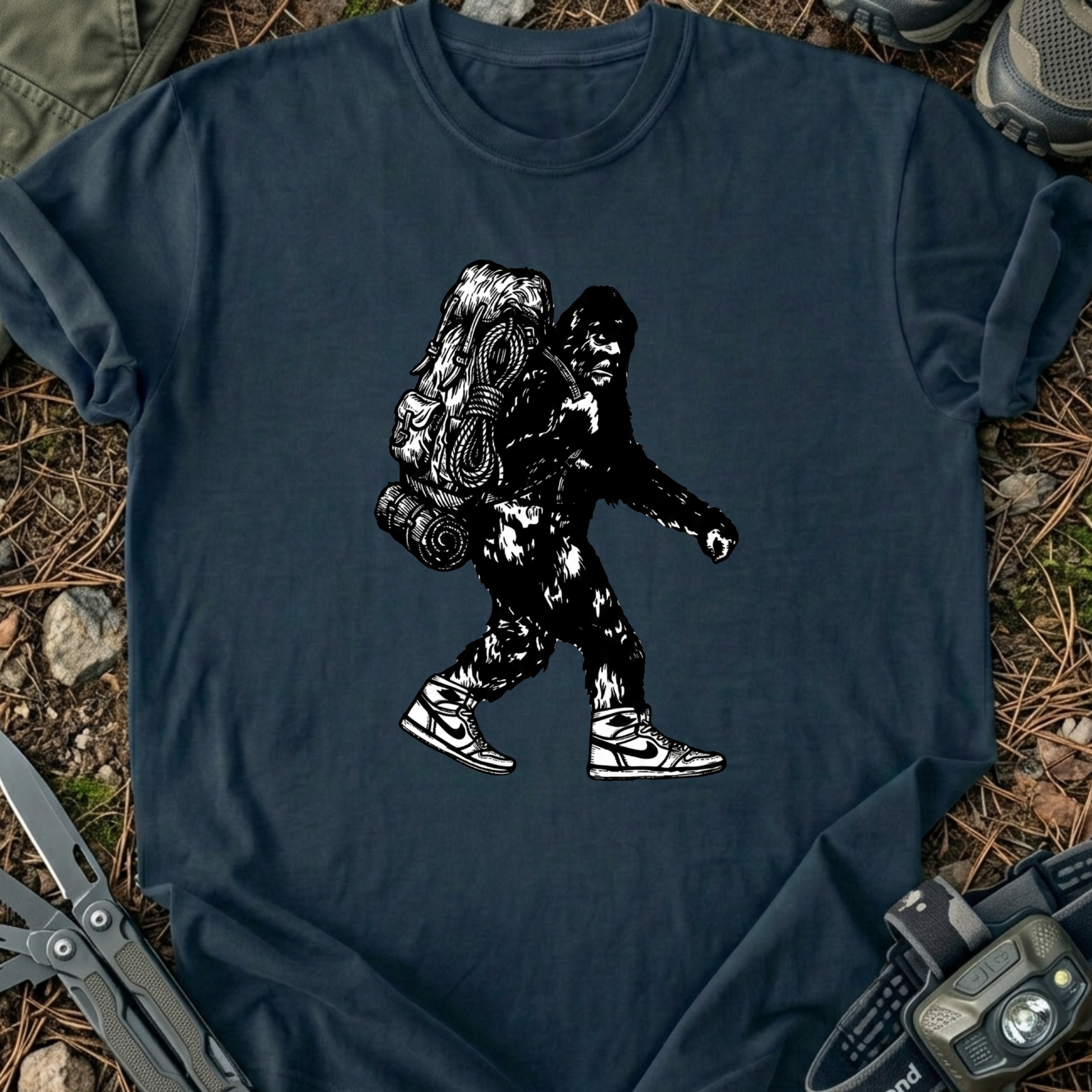 Bigfoot Hiking T-Shirt
