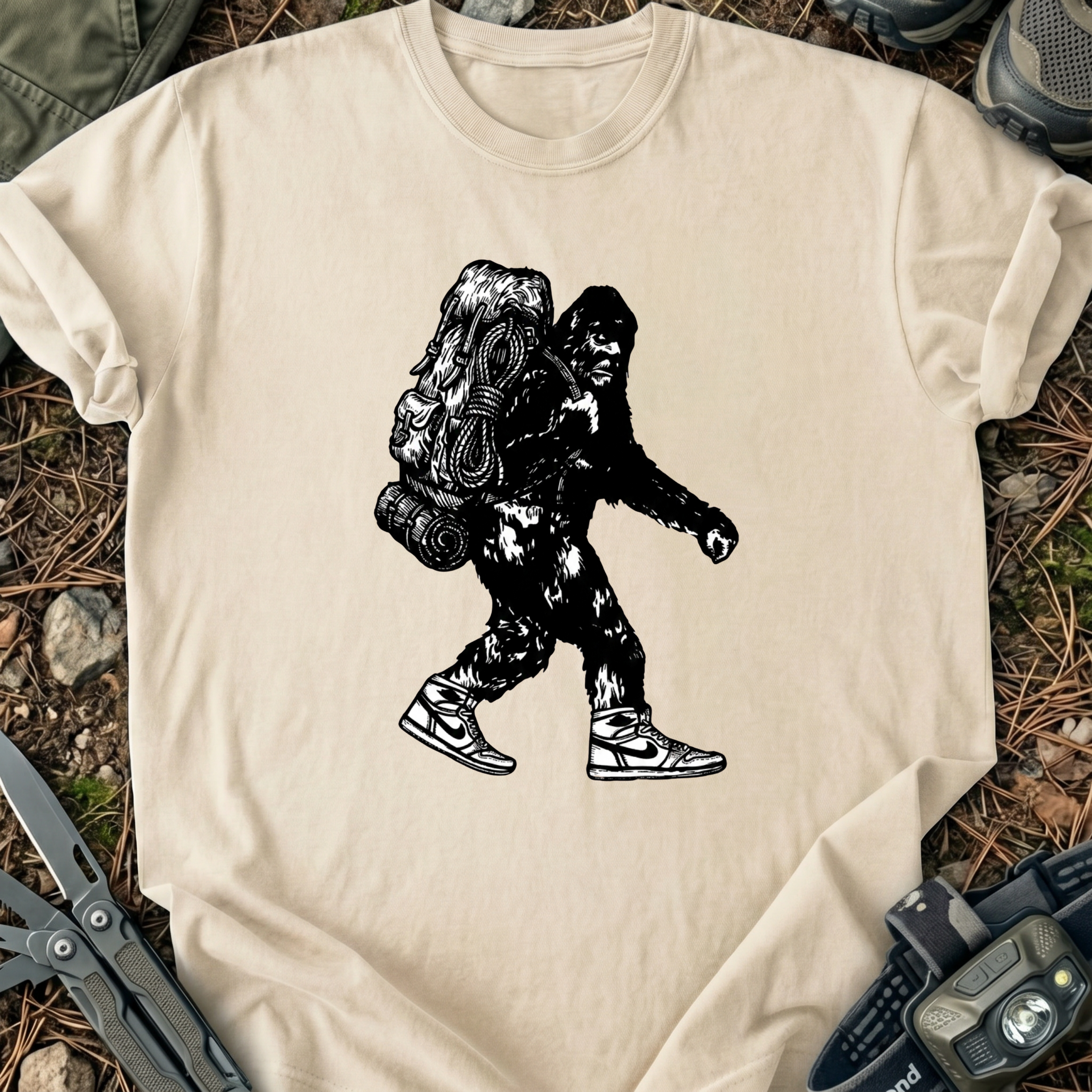 Bigfoot Hiking T-Shirt