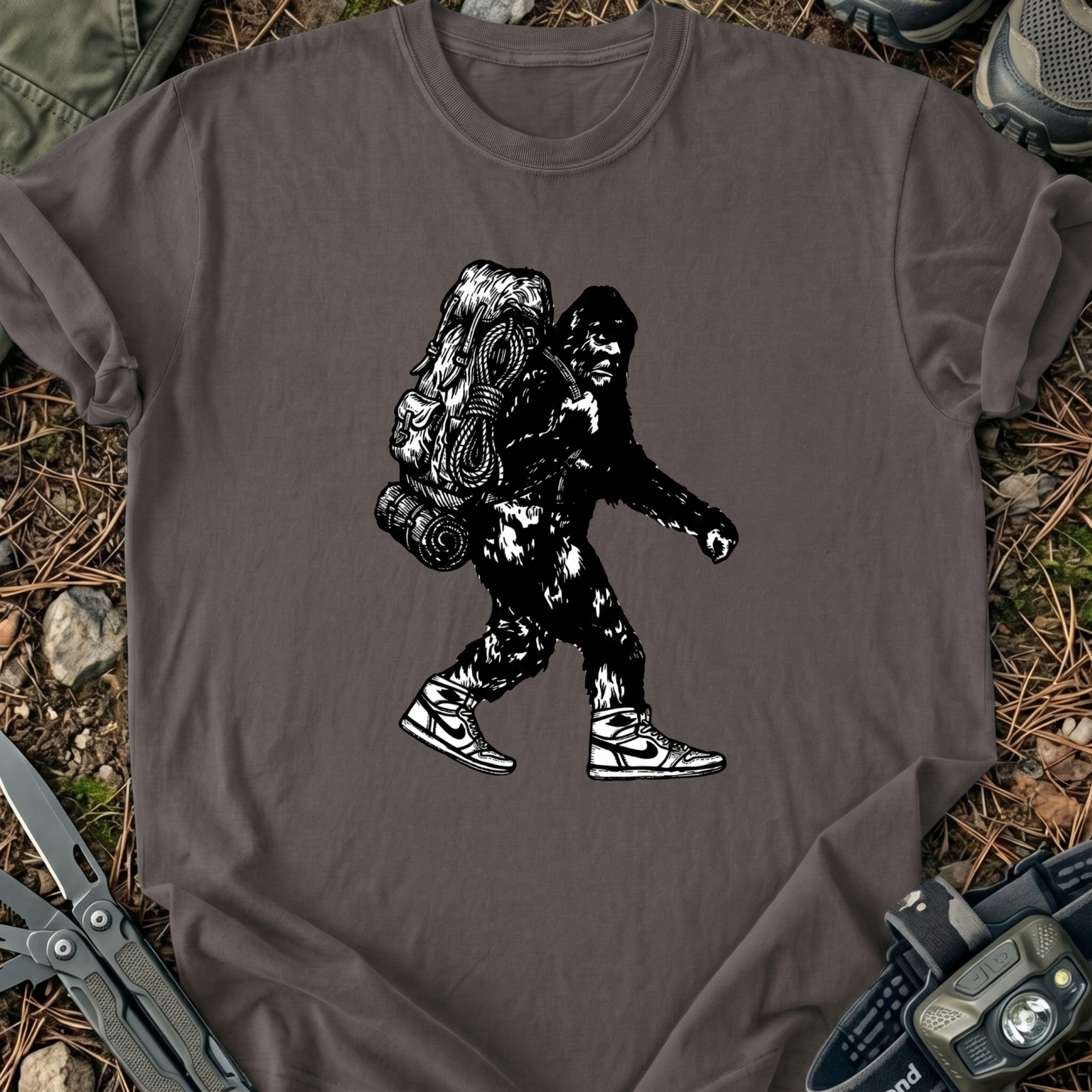 Bigfoot Hiking T-Shirt
