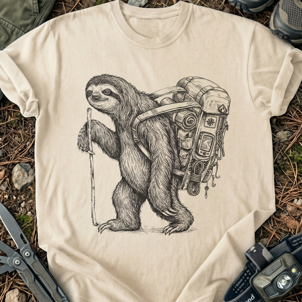 Sloth Hiker T-Shirt