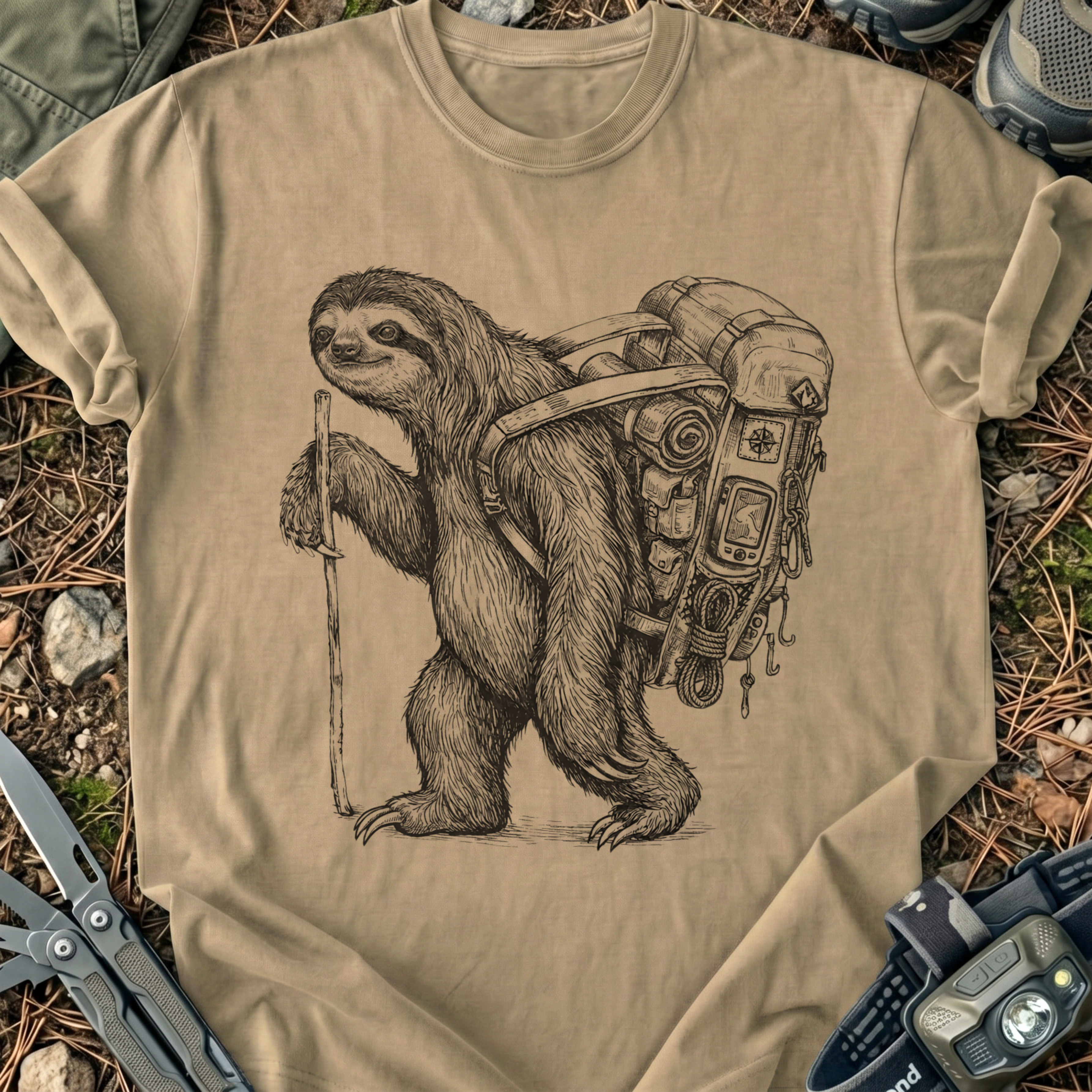 Sloth Hiker T-Shirt
