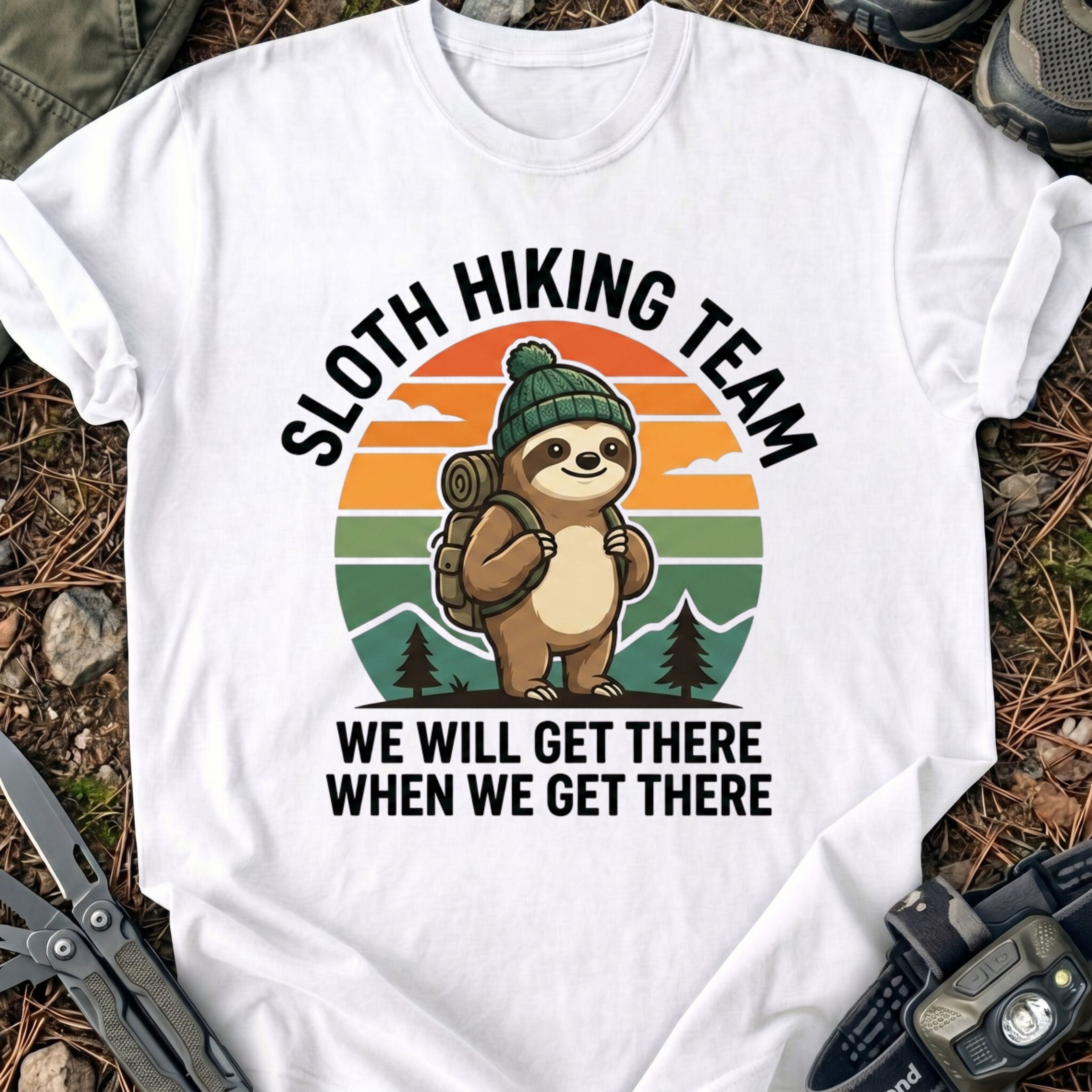 Sloth Hiking Team T-Shirt