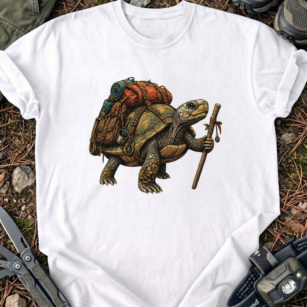 Hiking Turtle T-Shirt