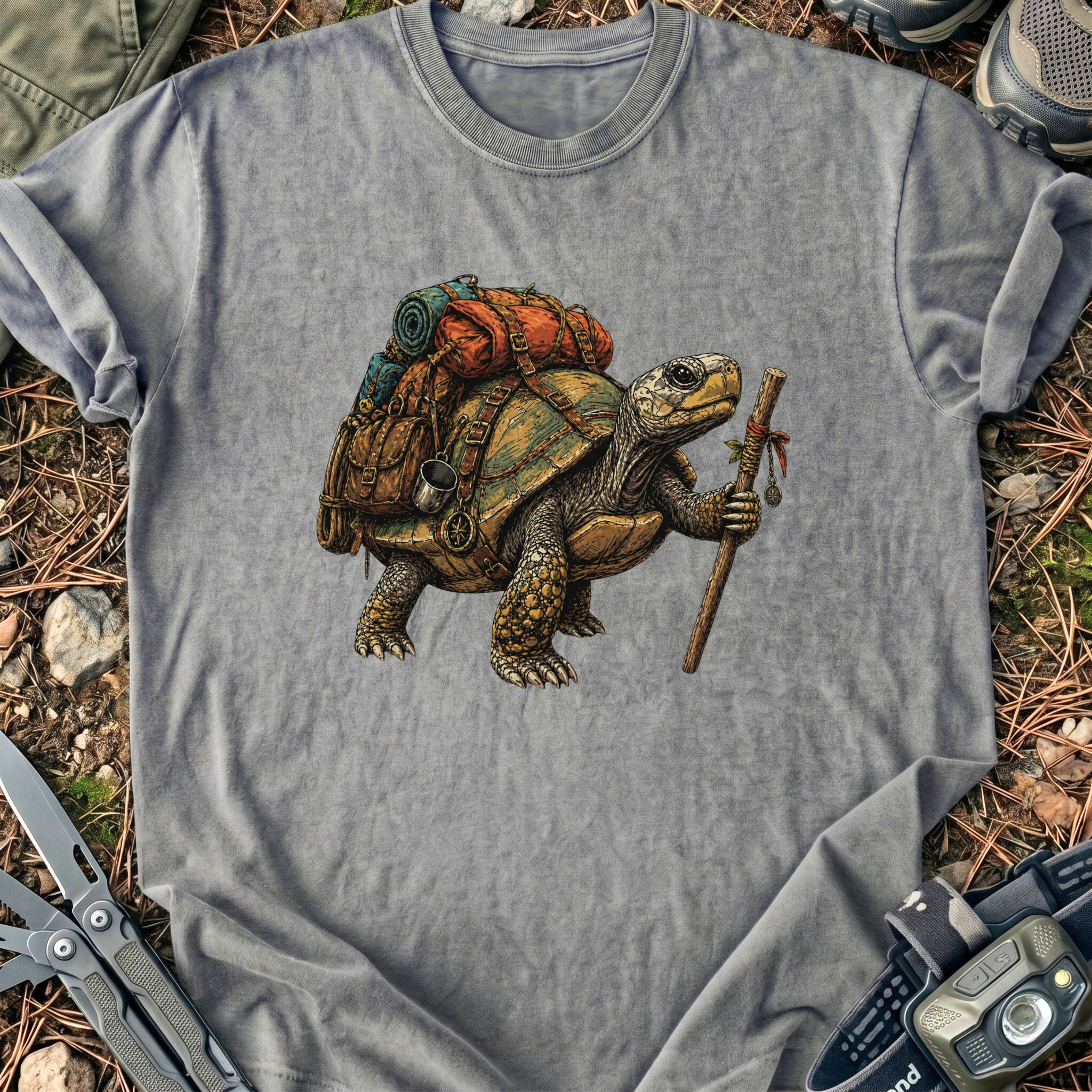Hiking Turtle T-Shirt