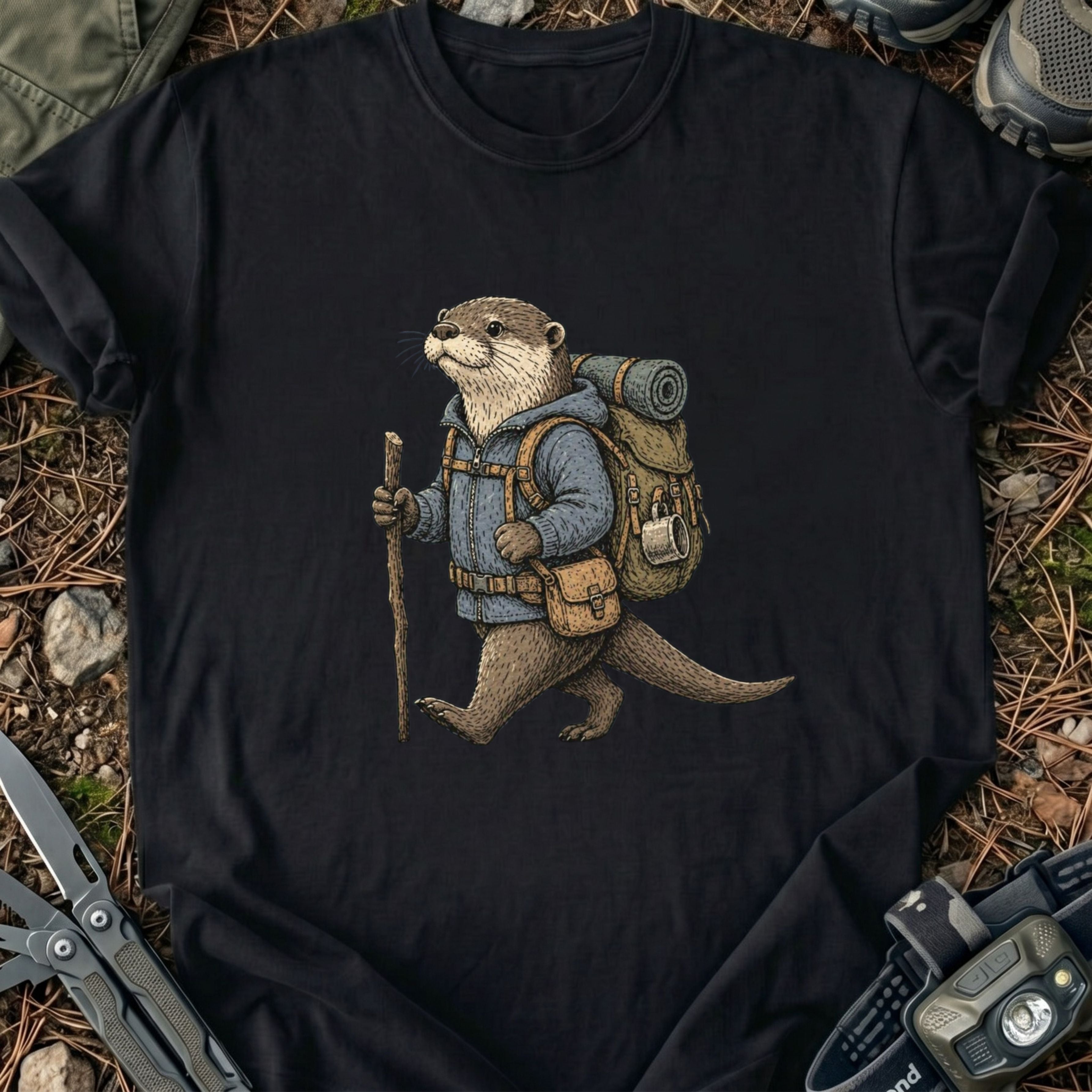 Hiking Otter T-Shirt