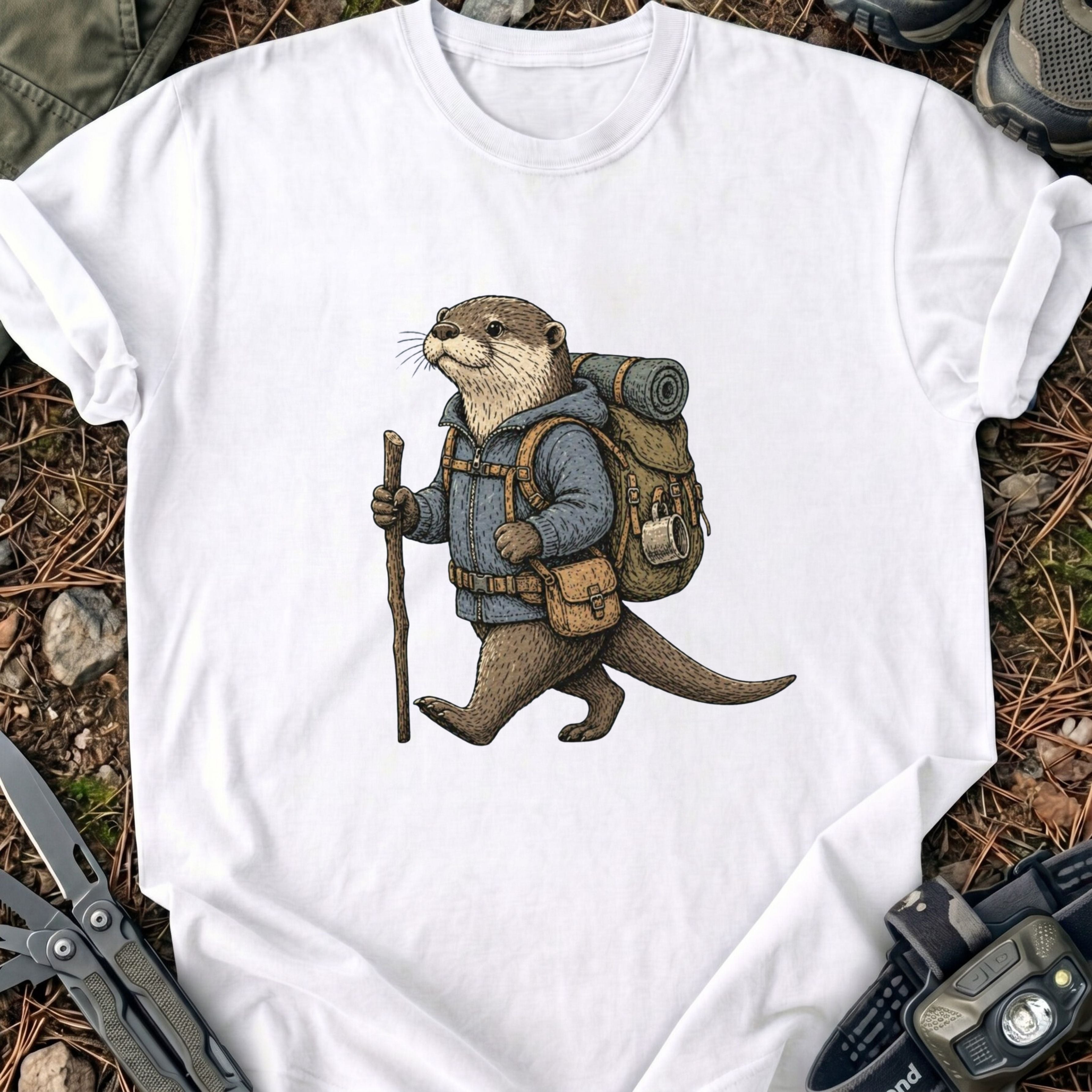 Hiking Otter T-Shirt