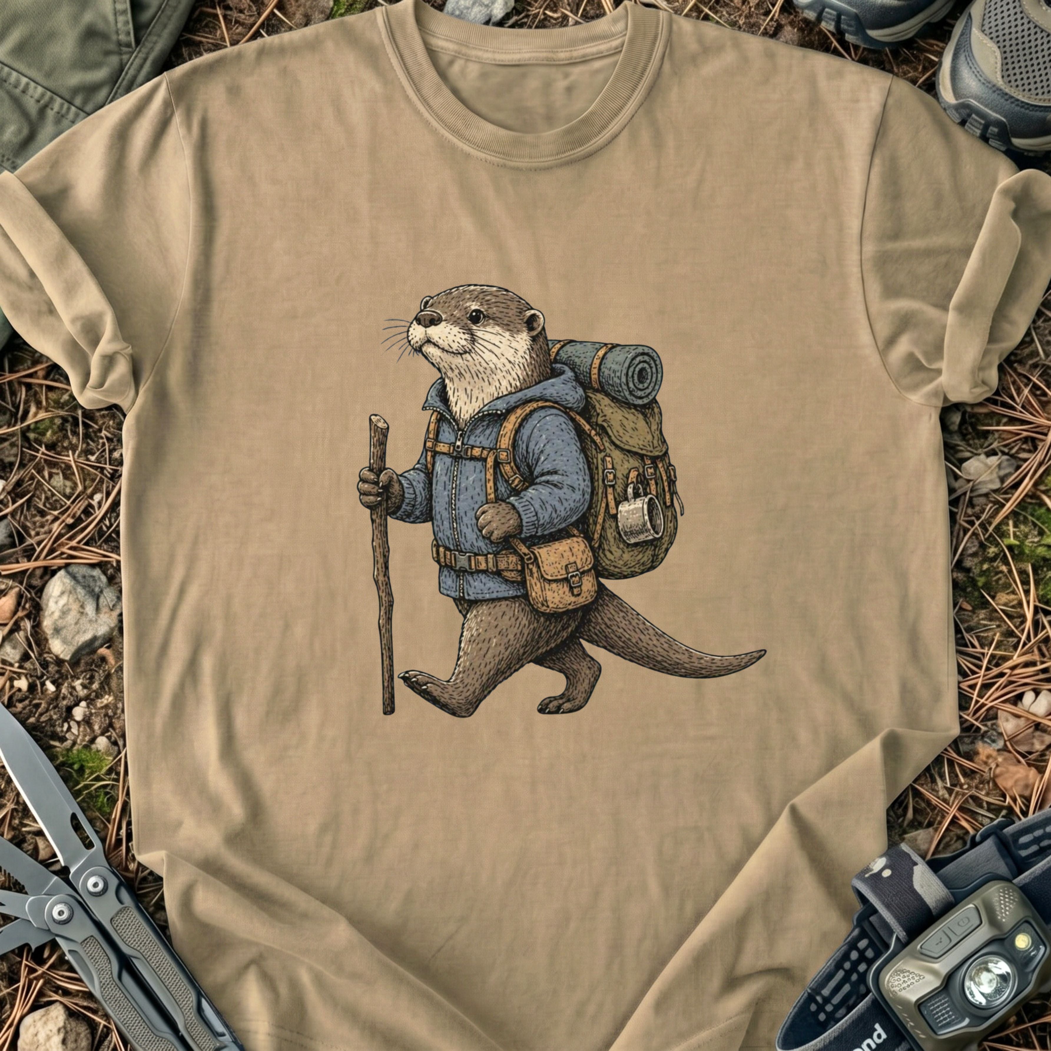 Hiking Otter T-Shirt