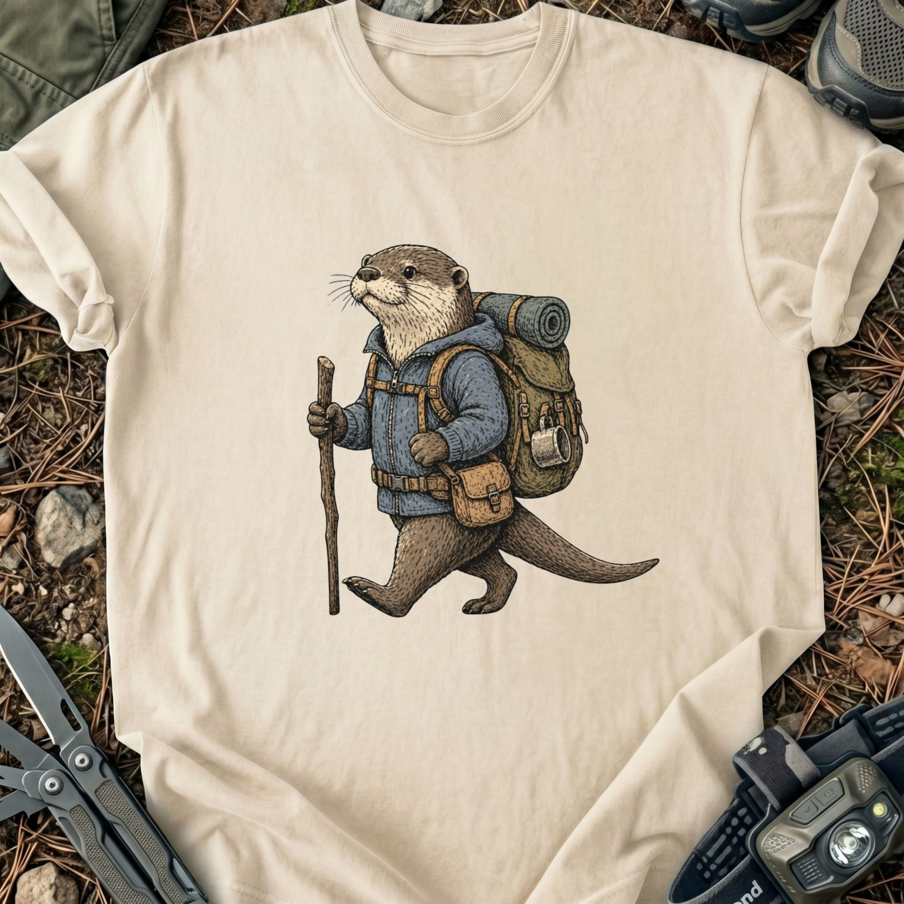 Hiking Otter T-Shirt