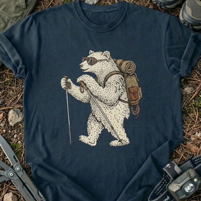 Hiking Ice Bear T-Shirt