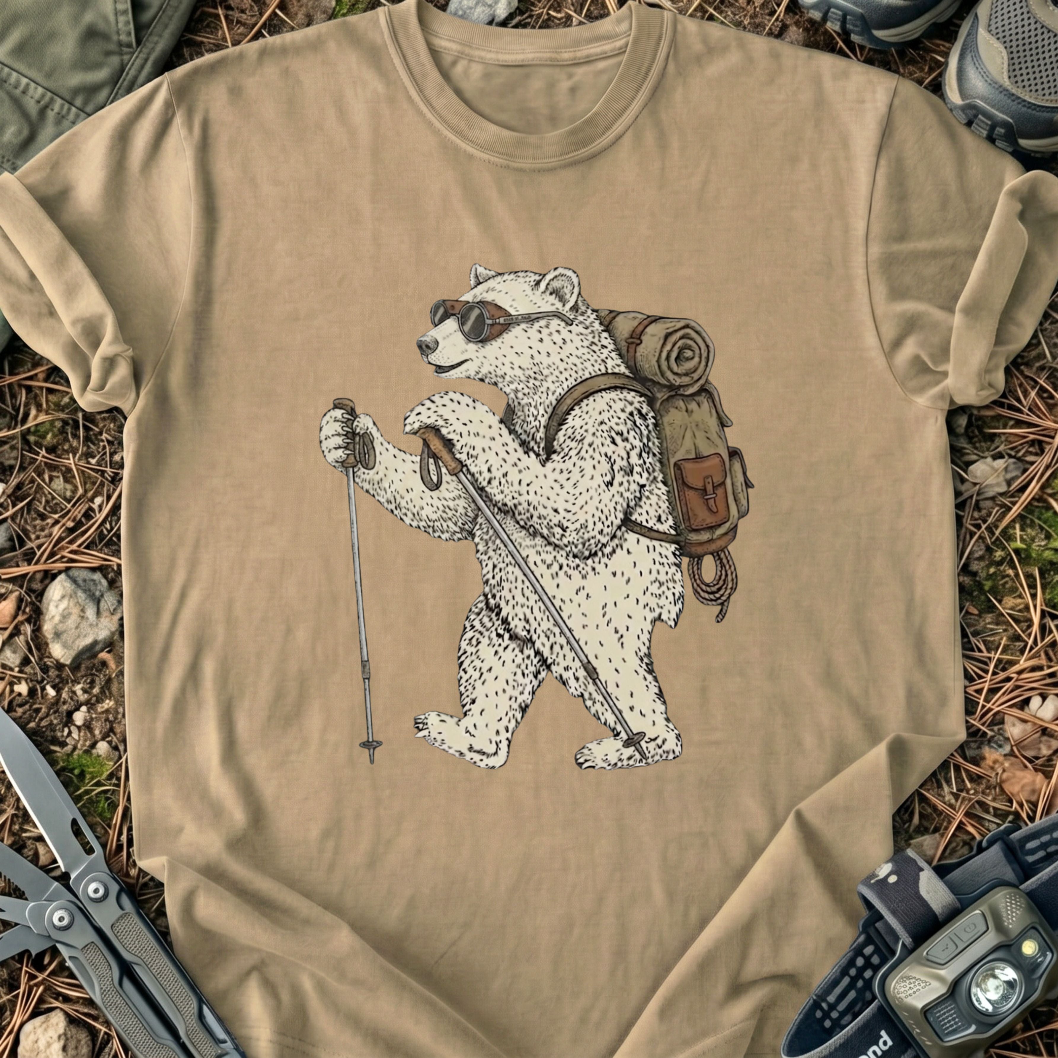 Hiking Ice Bear T-Shirt