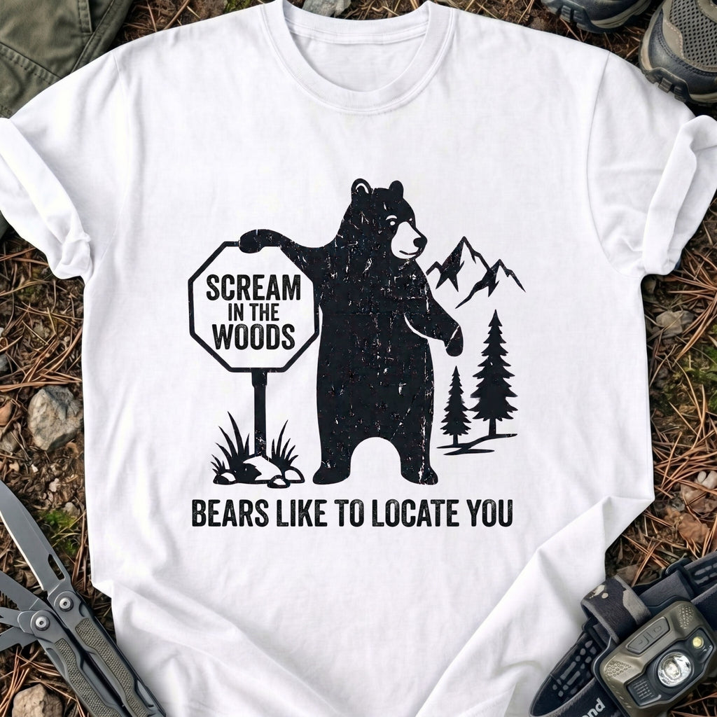 Scream In The Woods T-Shirt
