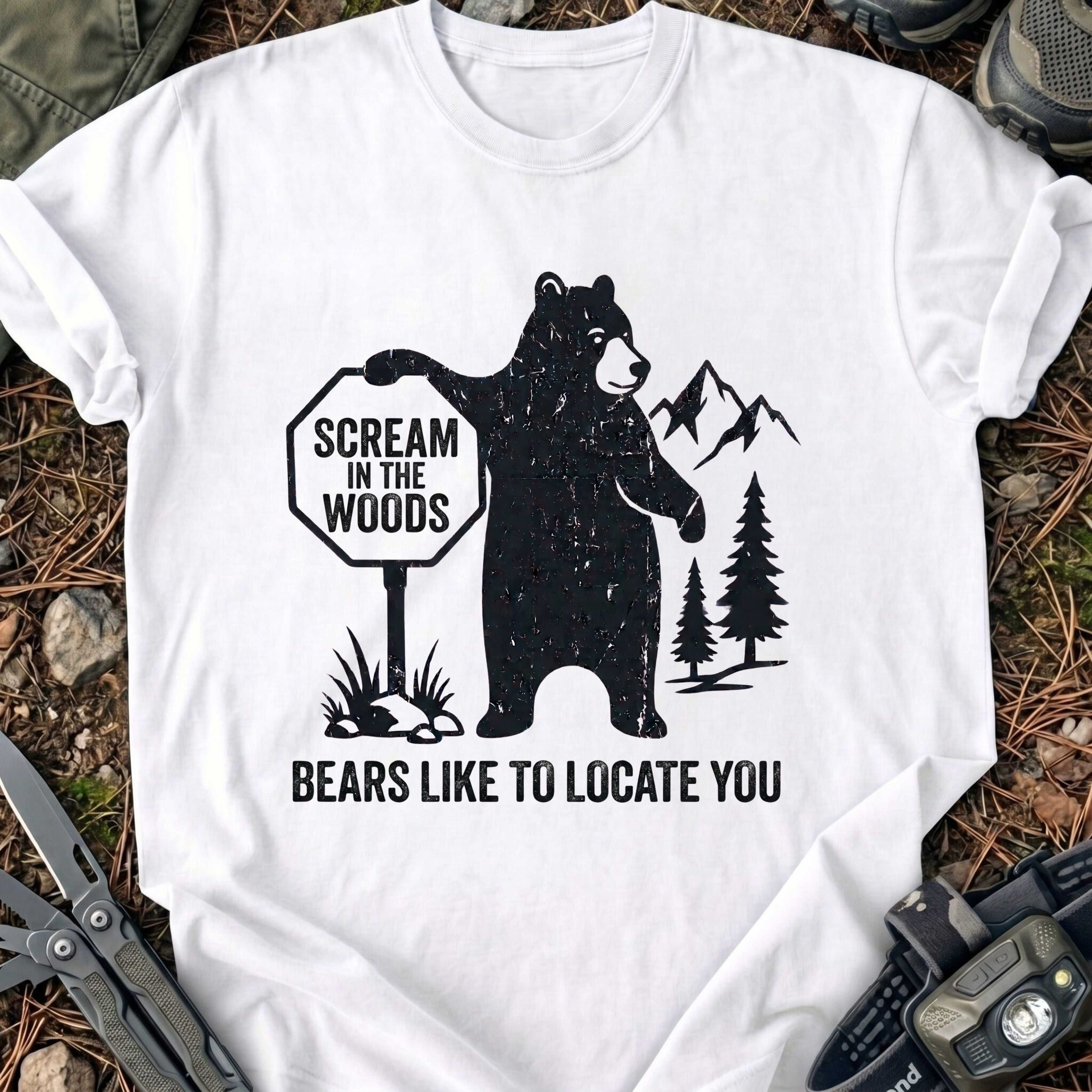 Scream In The Woods T-Shirt