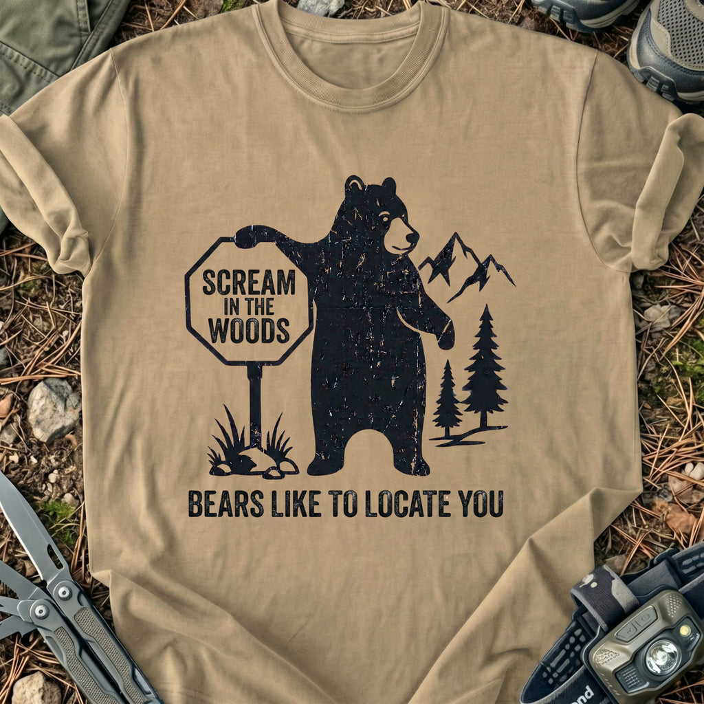 Scream In The Woods T-Shirt