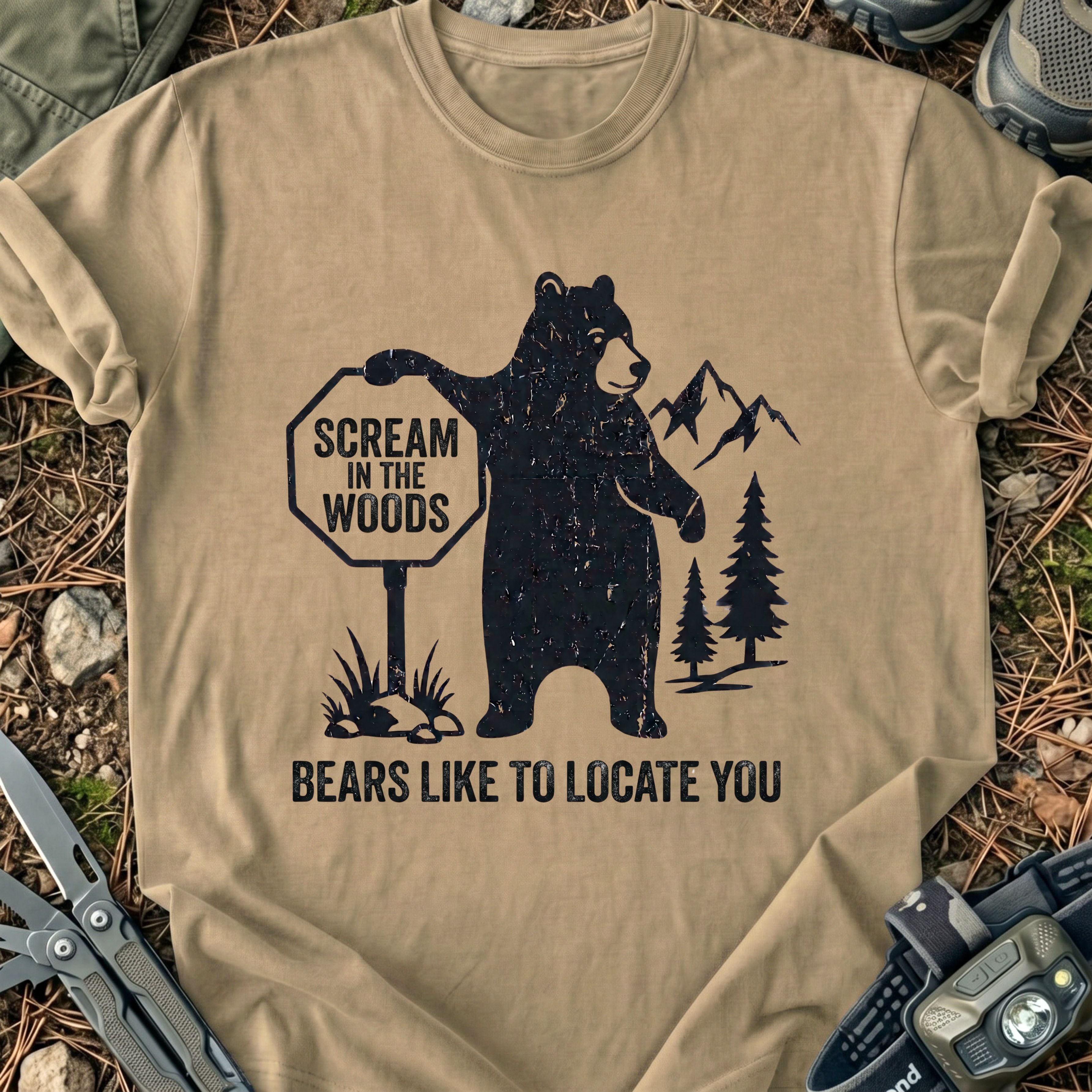 Scream In The Woods T-Shirt