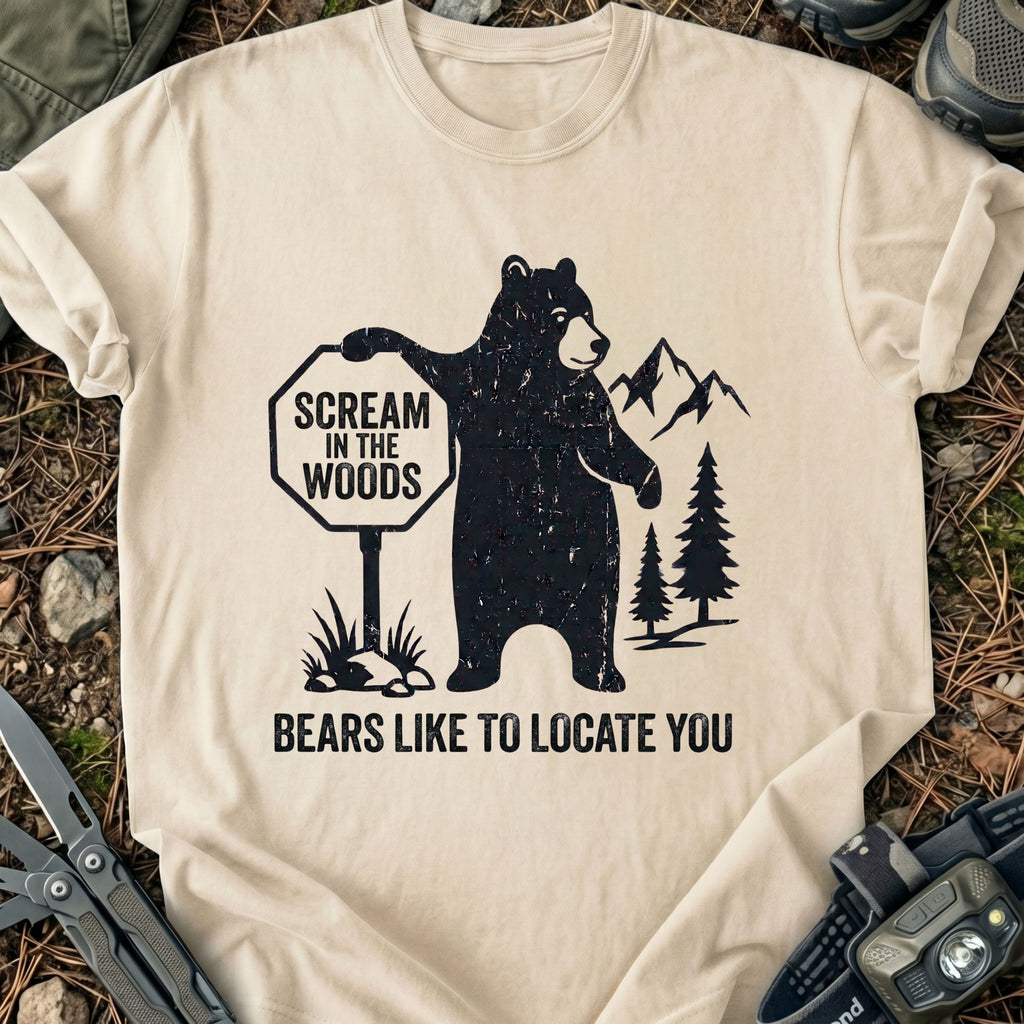 Scream In The Woods T-Shirt