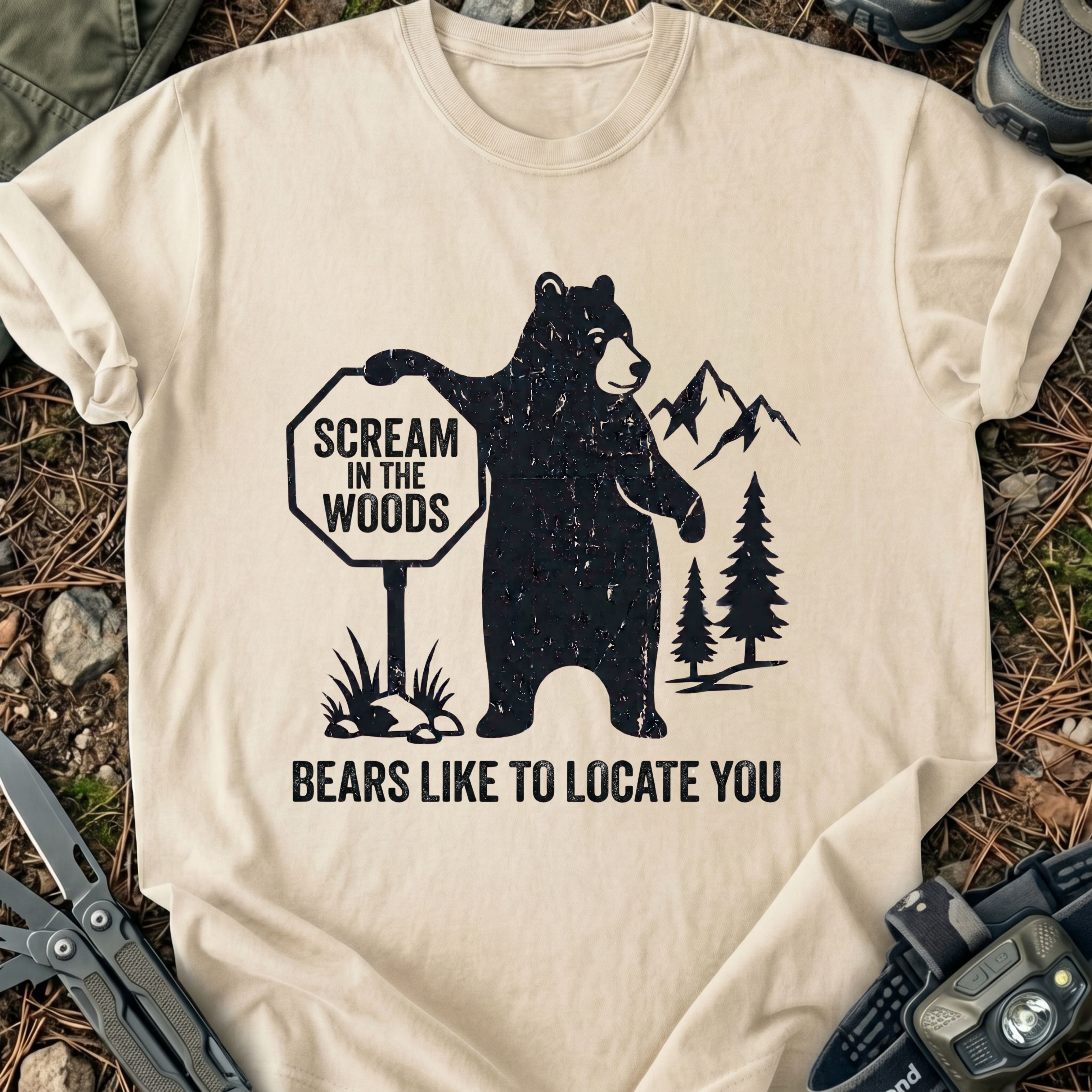 Scream In The Woods T-Shirt