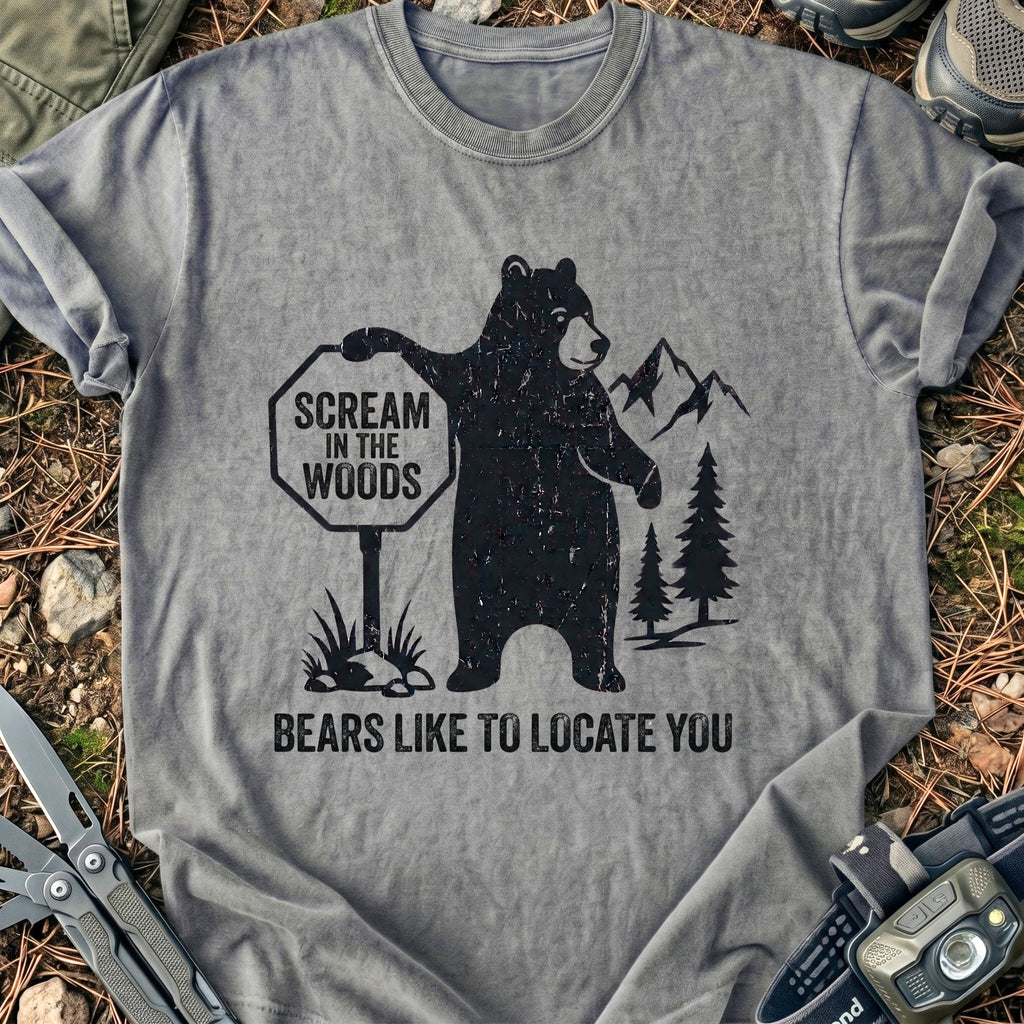 Scream In The Woods T-Shirt