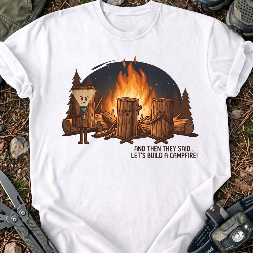 Let's Build A Campfire T-Shirt