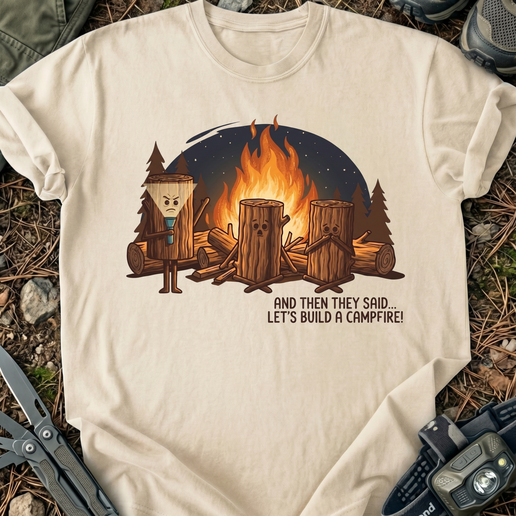 Let's Build A Campfire T-Shirt