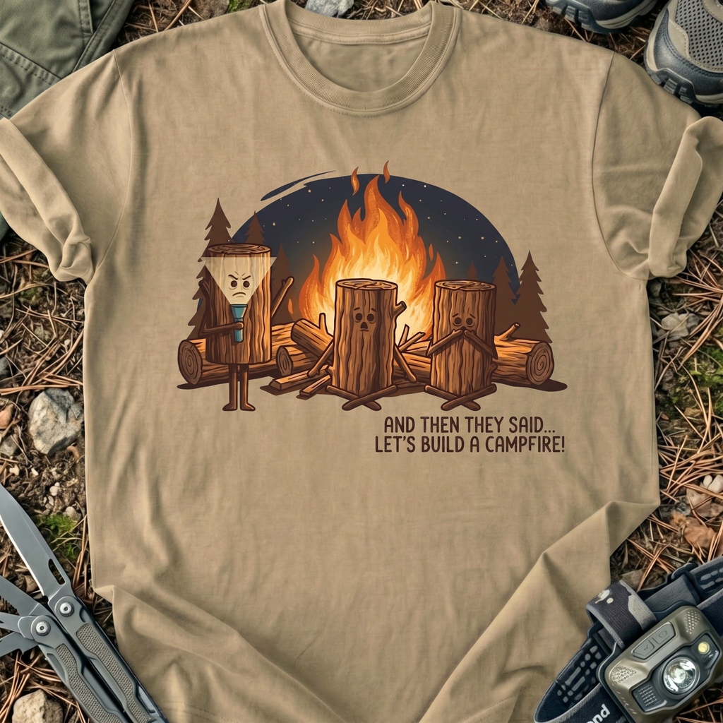 Let's Build A Campfire T-Shirt