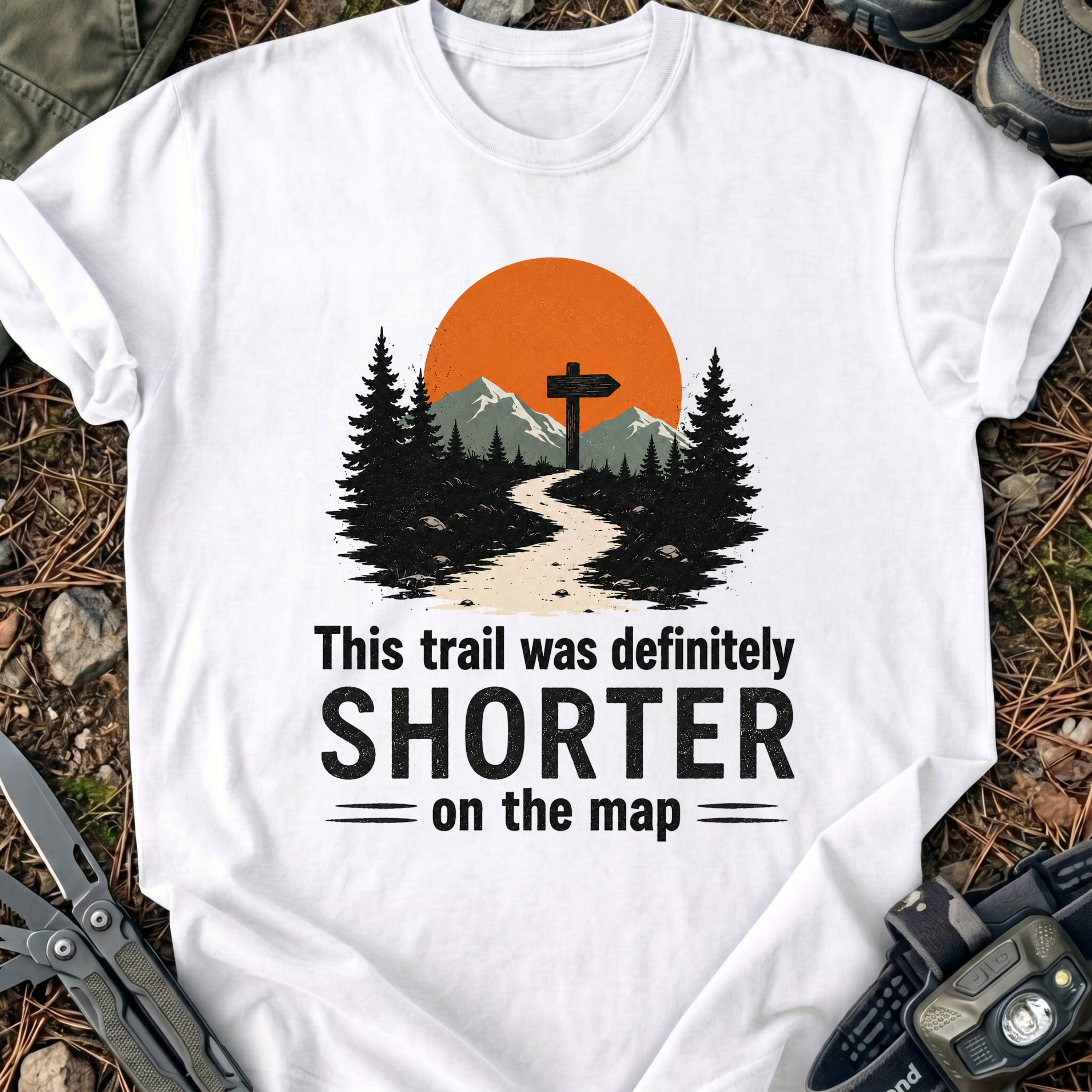 Map Was Shorter T-Shirt
