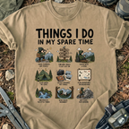 In My Spare Time Cartoon T-Shirt