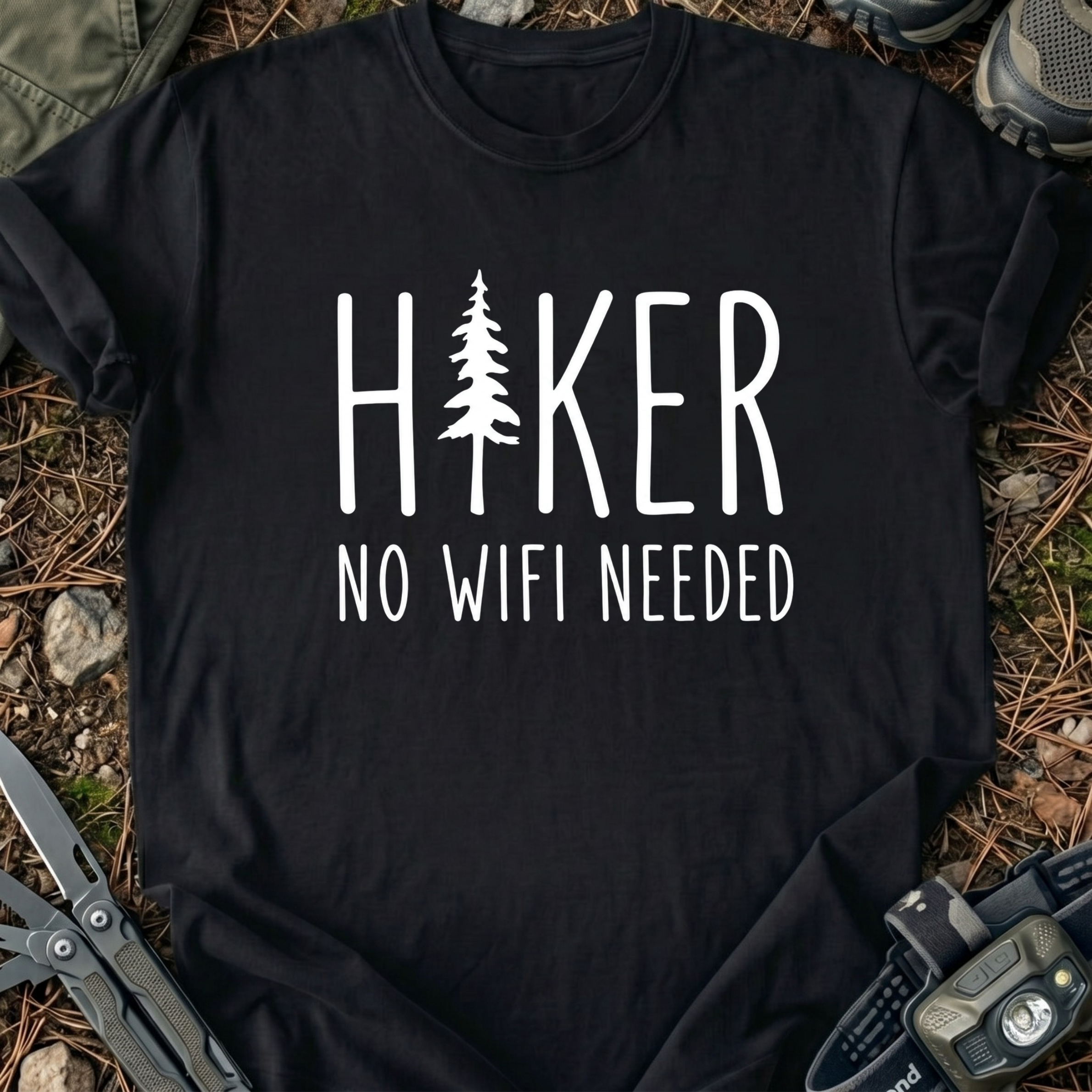 Hiker Without WiFi T-Shirt