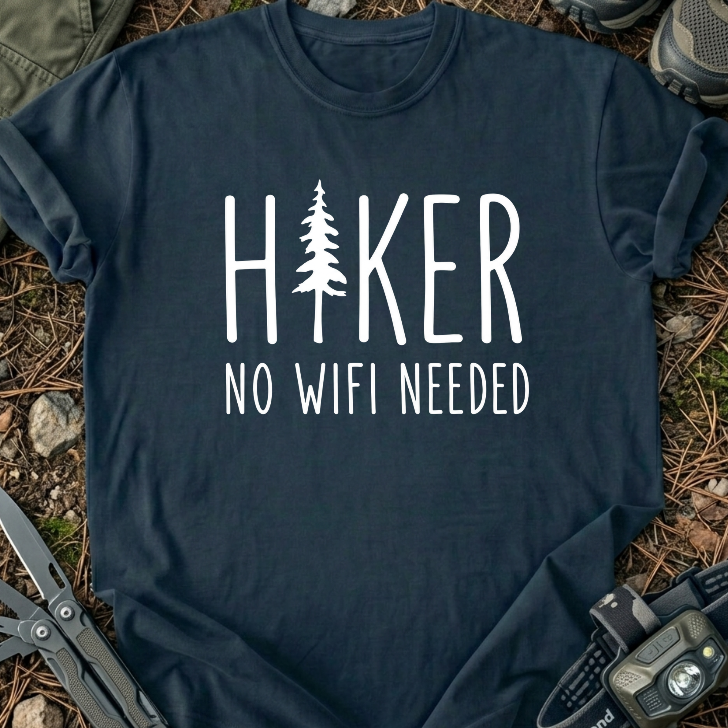 Hiker Without WiFi T-Shirt
