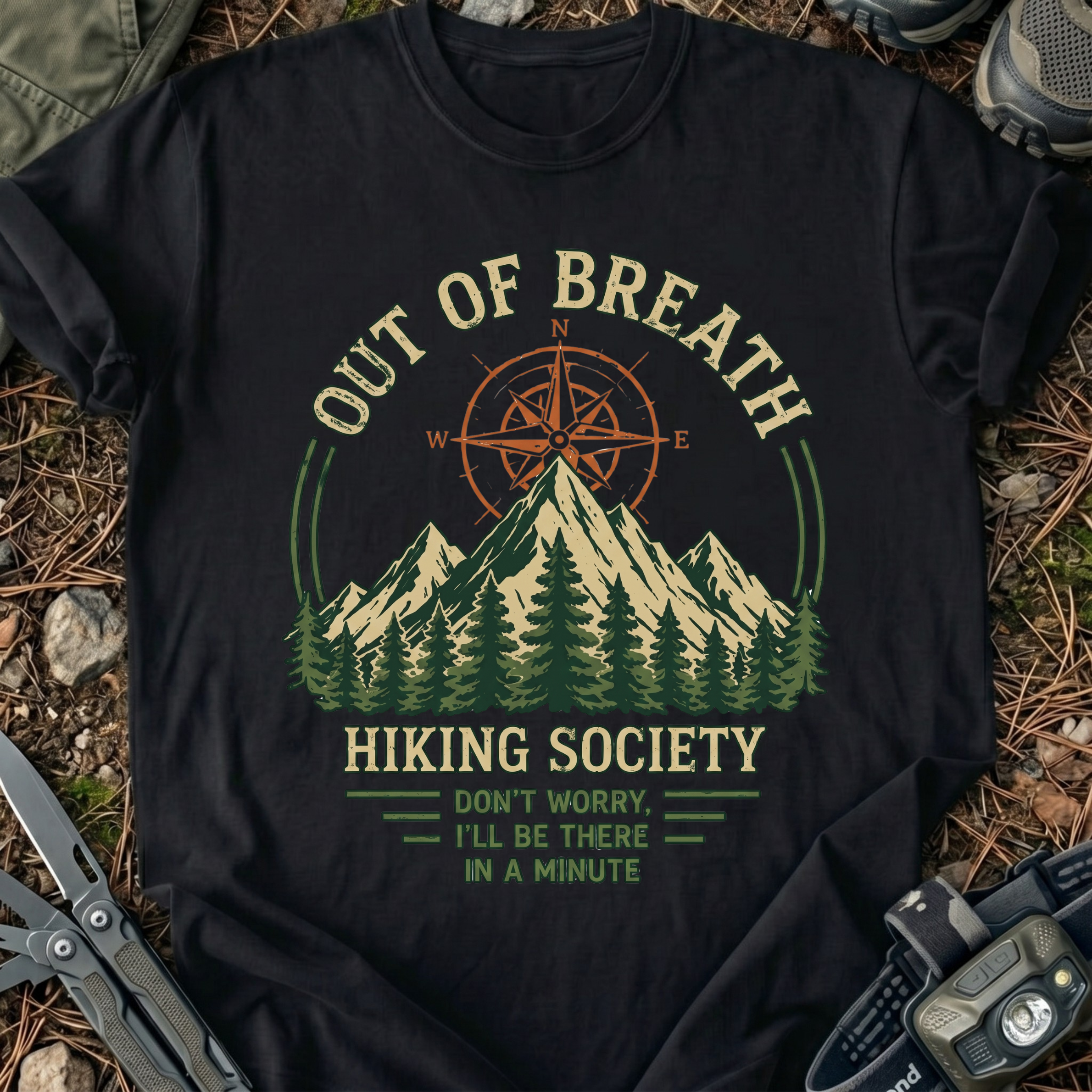 Out Of Breath Hiking T-Shirt