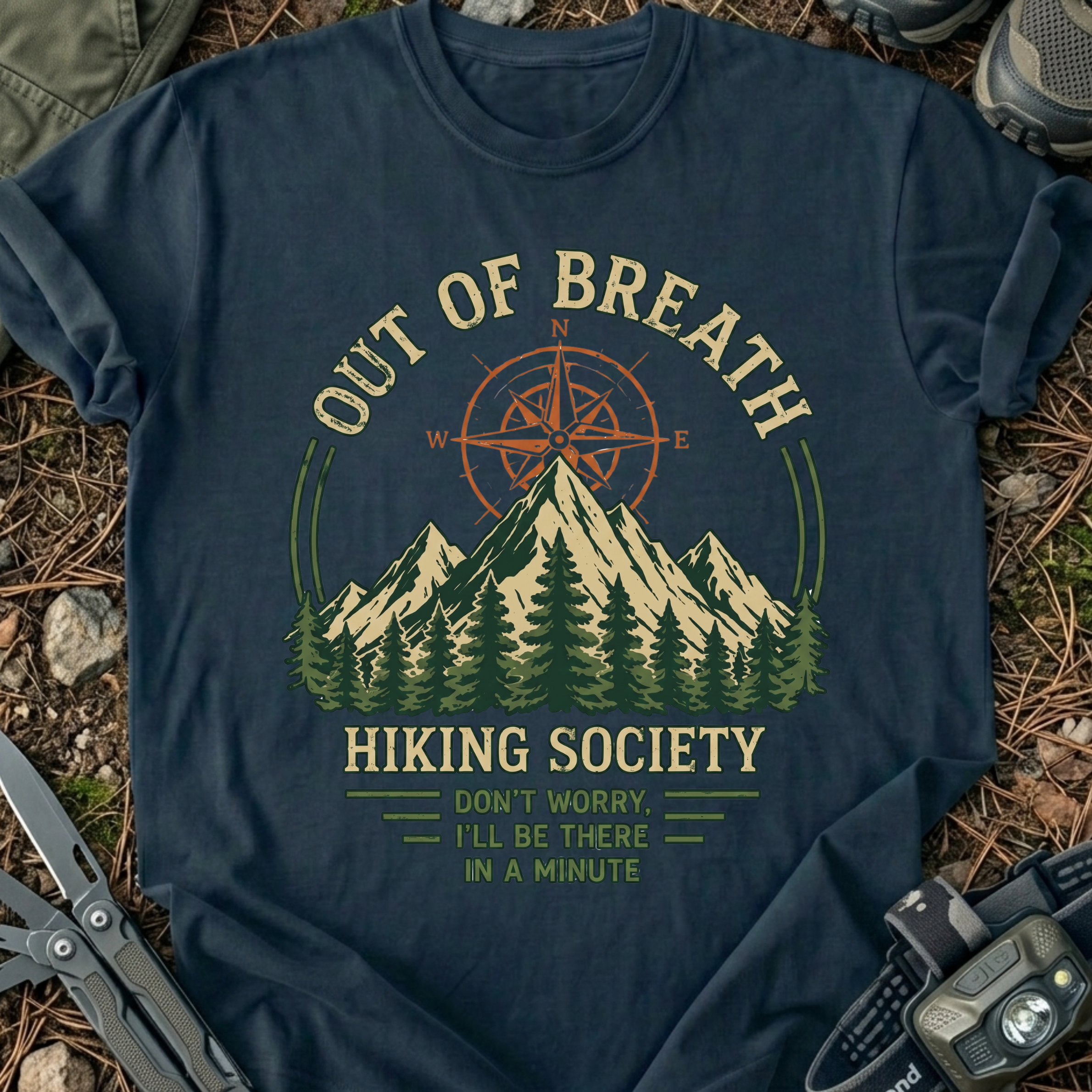 Out Of Breath Hiking T-Shirt