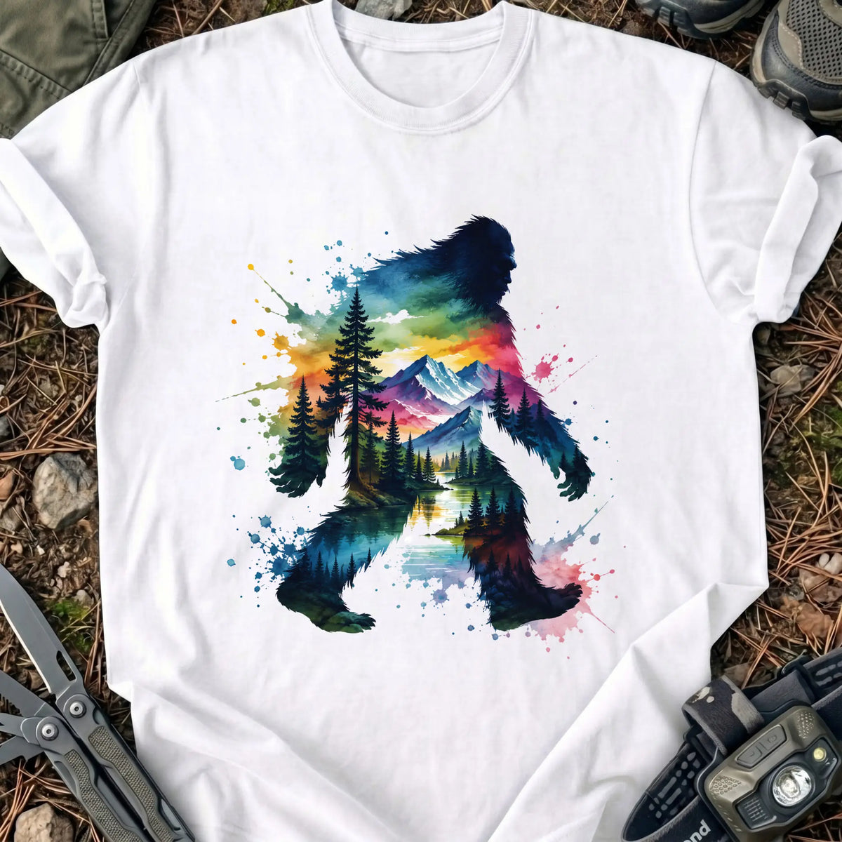 Colorful Bigfoot T-Shirt