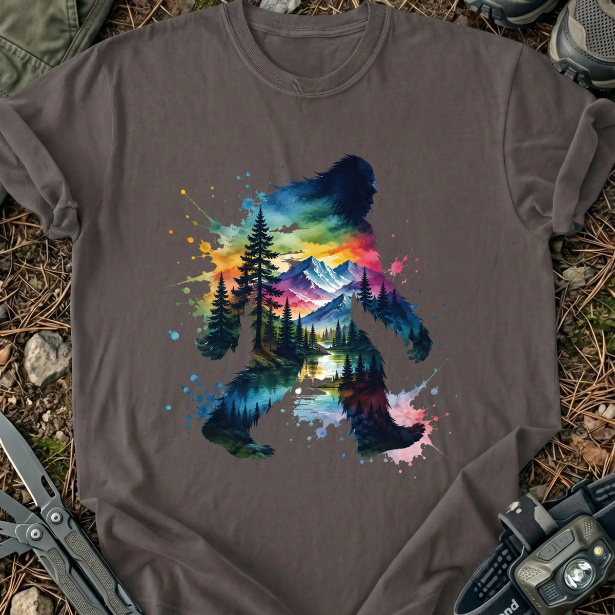 Colorful Bigfoot T-Shirt