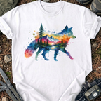 Fox In Watercolors T-Shirt