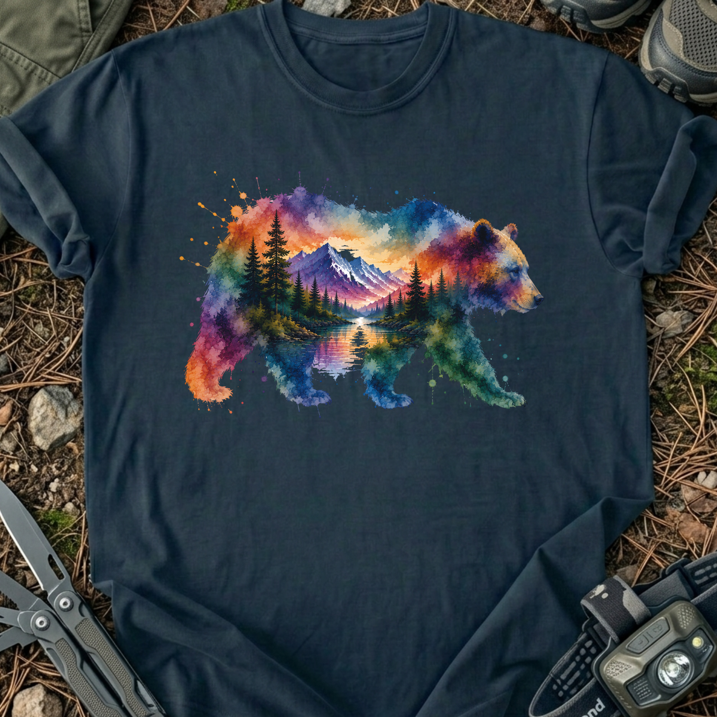 Bear In Watercolors T-Shirt