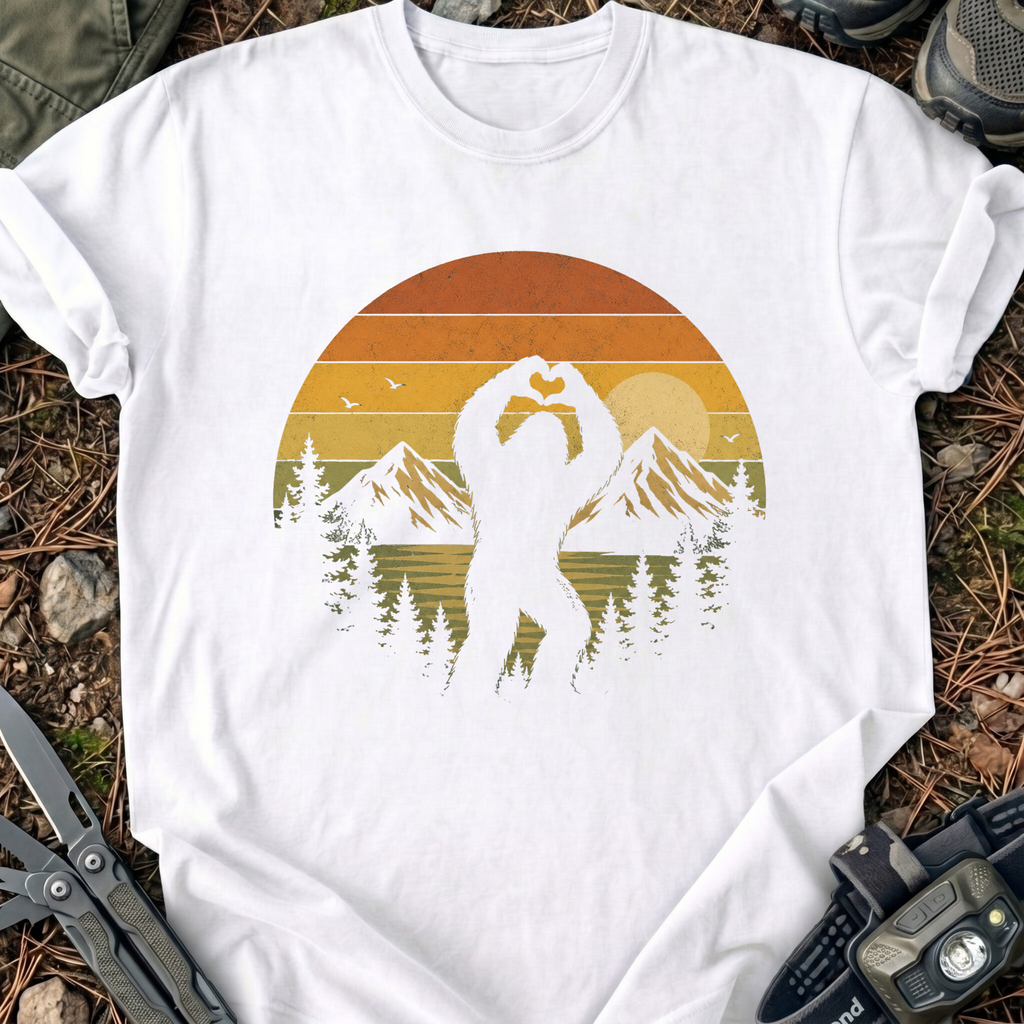 Bigfoot Heart T-Shirt