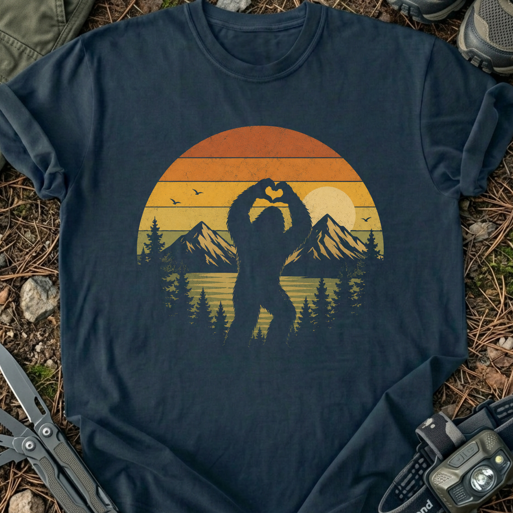 Bigfoot Heart T-Shirt